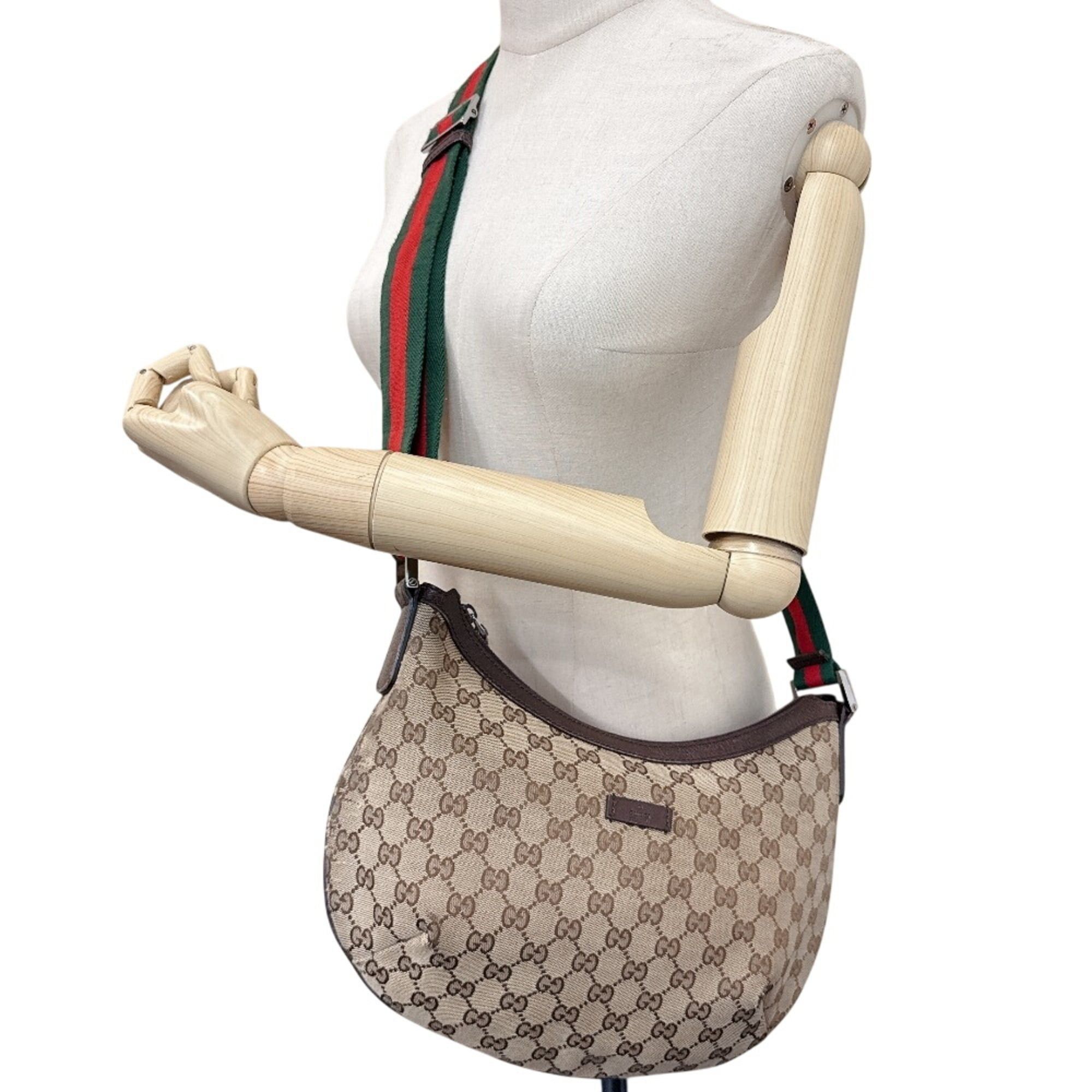 Gucci GUCCI 181092 Sherry Line Shoulder Bag, Brown Size ONE SIZE - 10 Thumbnail