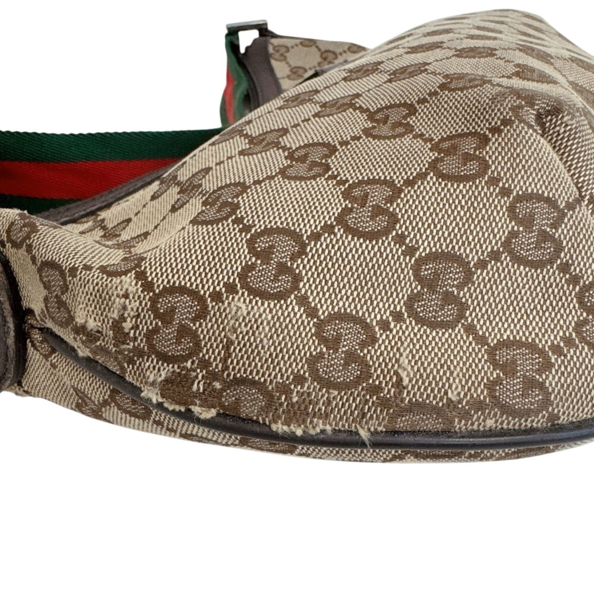 Gucci GUCCI 181092 Sherry Line Shoulder Bag, Brown Size ONE SIZE - 4 Thumbnail