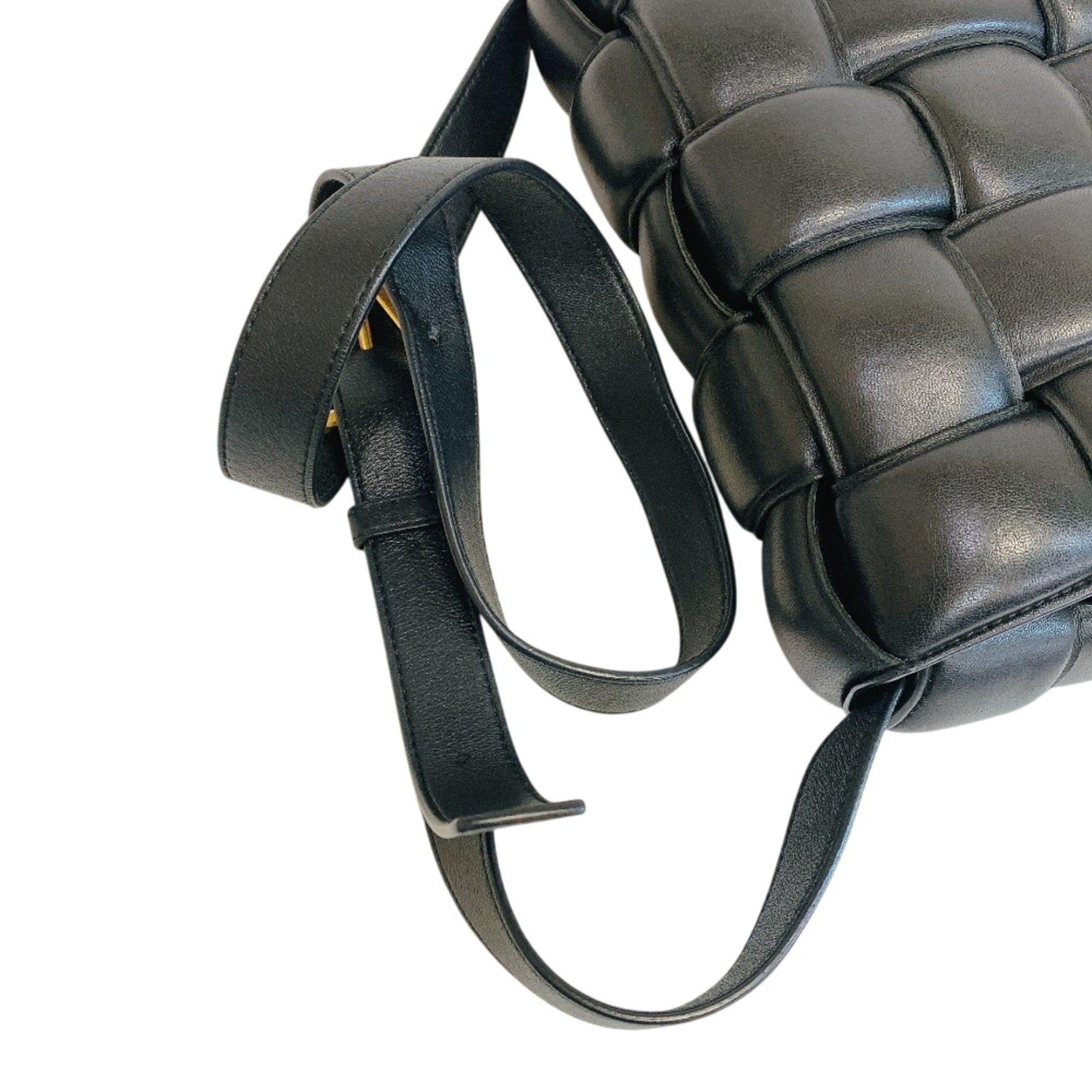 Bottega Veneta Bottega Veneta Padded Cassette Intrecciato Shoulder Bag Black Size ONE SIZE - 5 Thumbnail