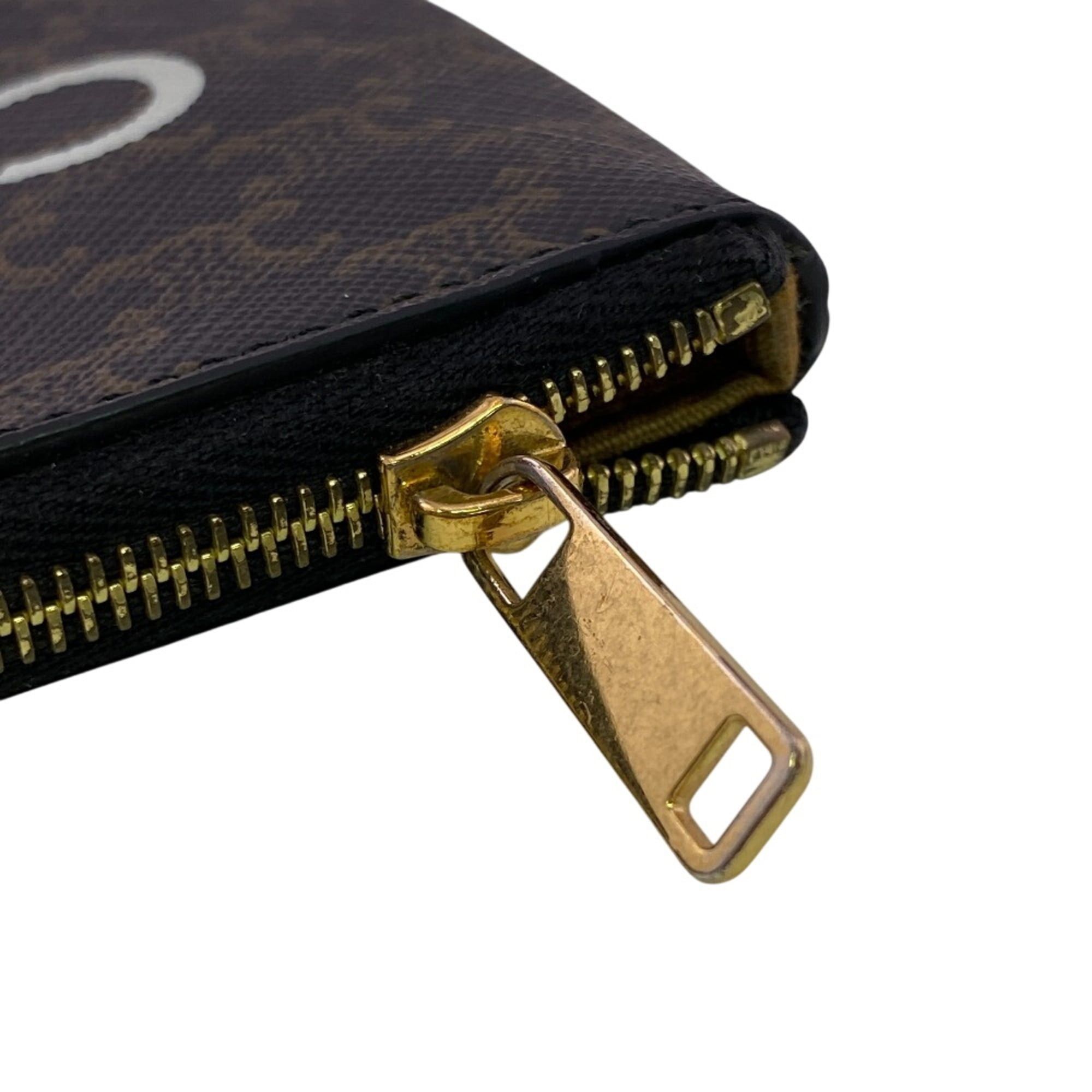 Celine CELINE Triomphe Coin Case Wallet Brown Size ONE SIZE - 5 Thumbnail