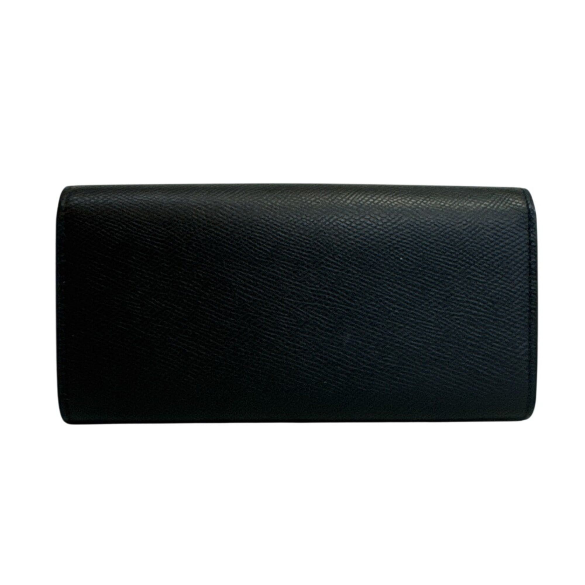 Celine Celine Large Flap Wallet Long Black Size ONE SIZE - 2 Thumbnail