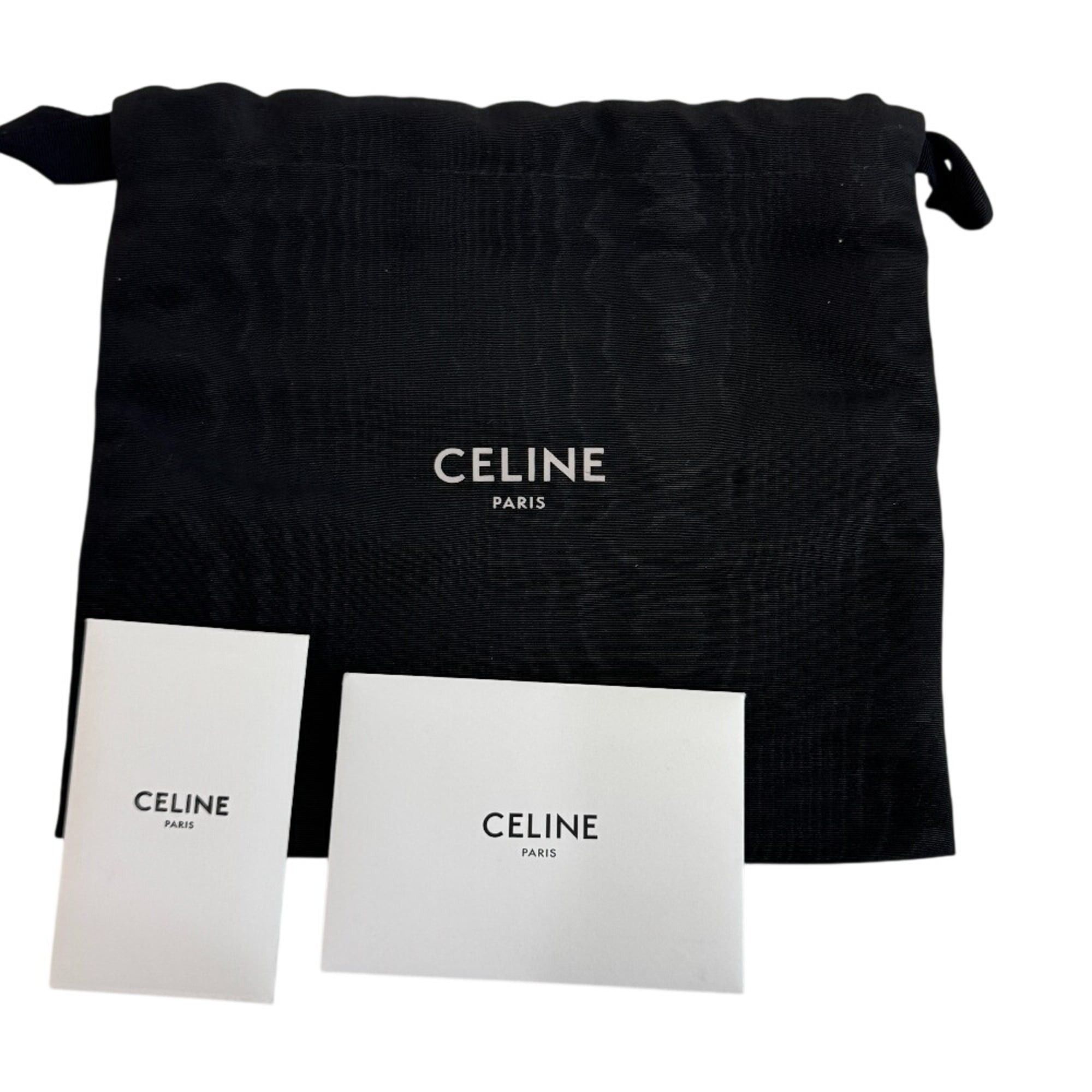 Celine Celine Large Flap Wallet Long Black Size ONE SIZE - 13 Thumbnail