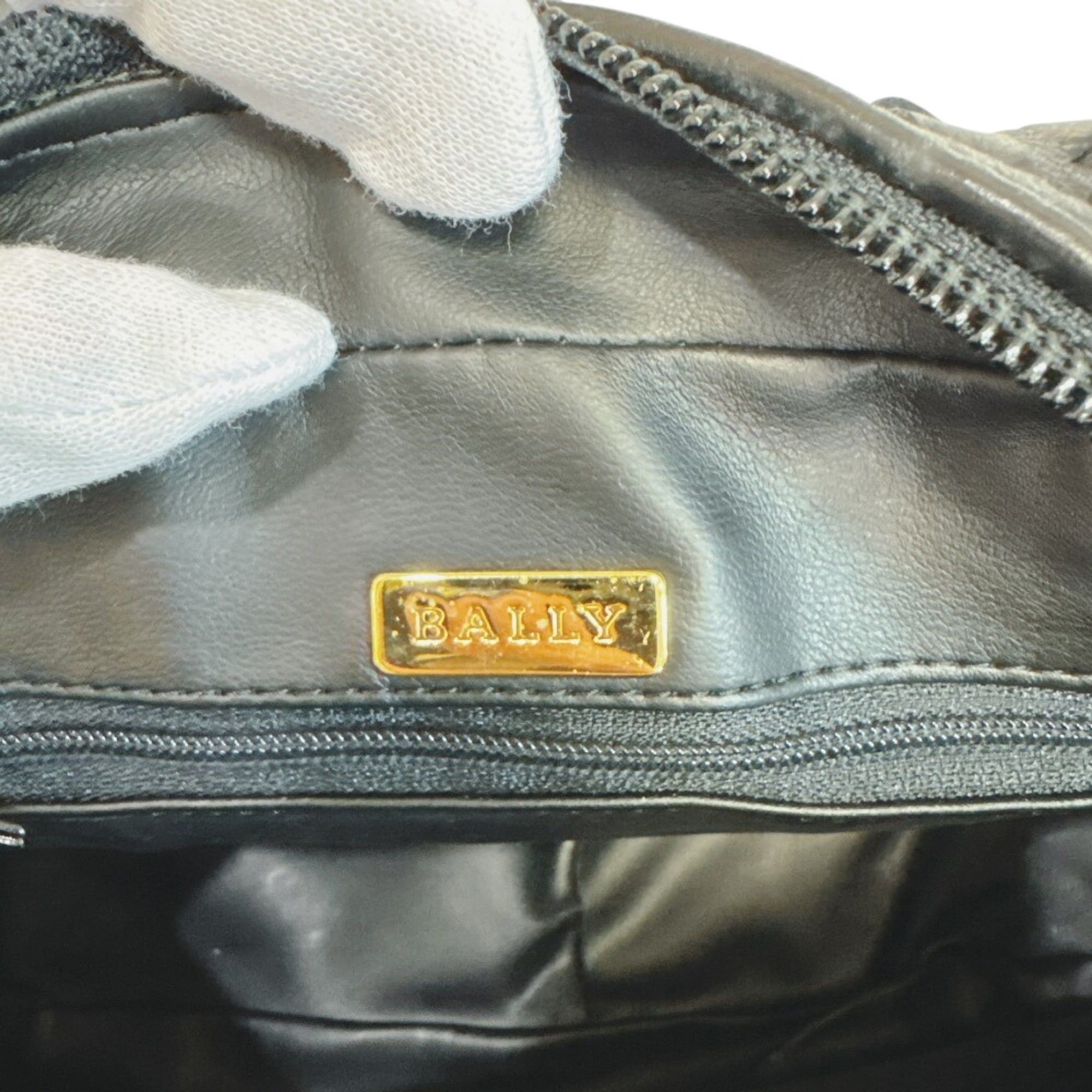 Bally BALLY 2-way fringe tassel handbag, woven shoulder bag, black Size ONE SIZE - 10 Thumbnail