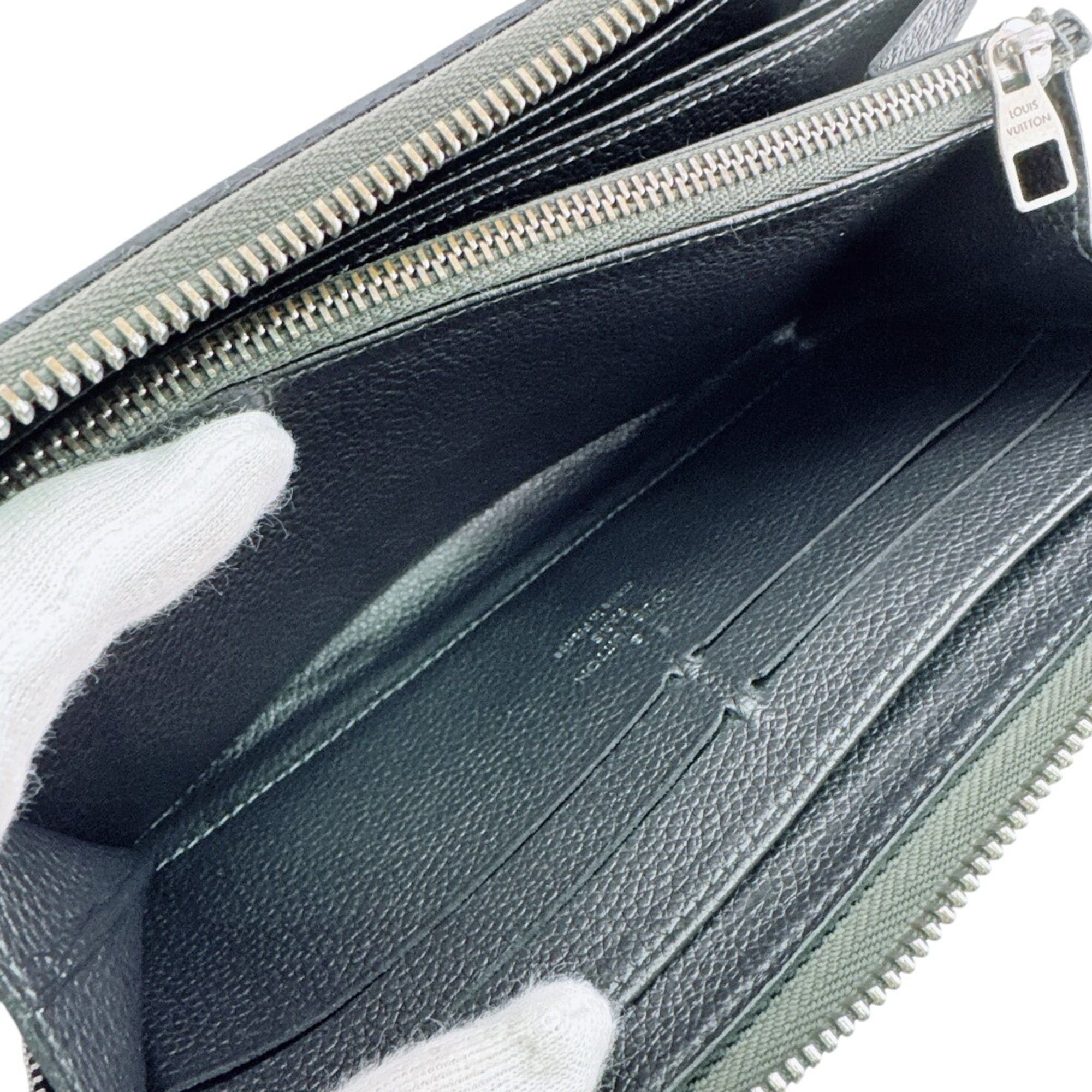 Louis Vuitton LOUIS VUITTON M61442 Platine Studded Zippy Wallet Monogram Empreinte Long Black Size ONE SIZE - 11 Thumbnail