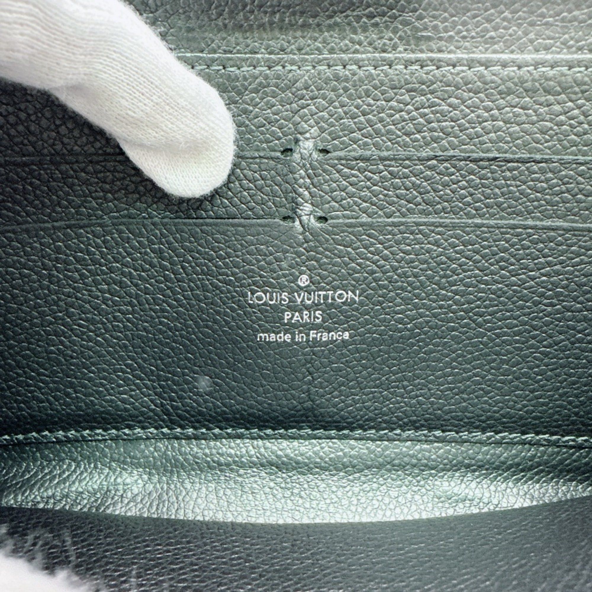 Louis Vuitton LOUIS VUITTON M61442 Platine Studded Zippy Wallet Monogram Empreinte Long Black Size ONE SIZE - 12 Thumbnail