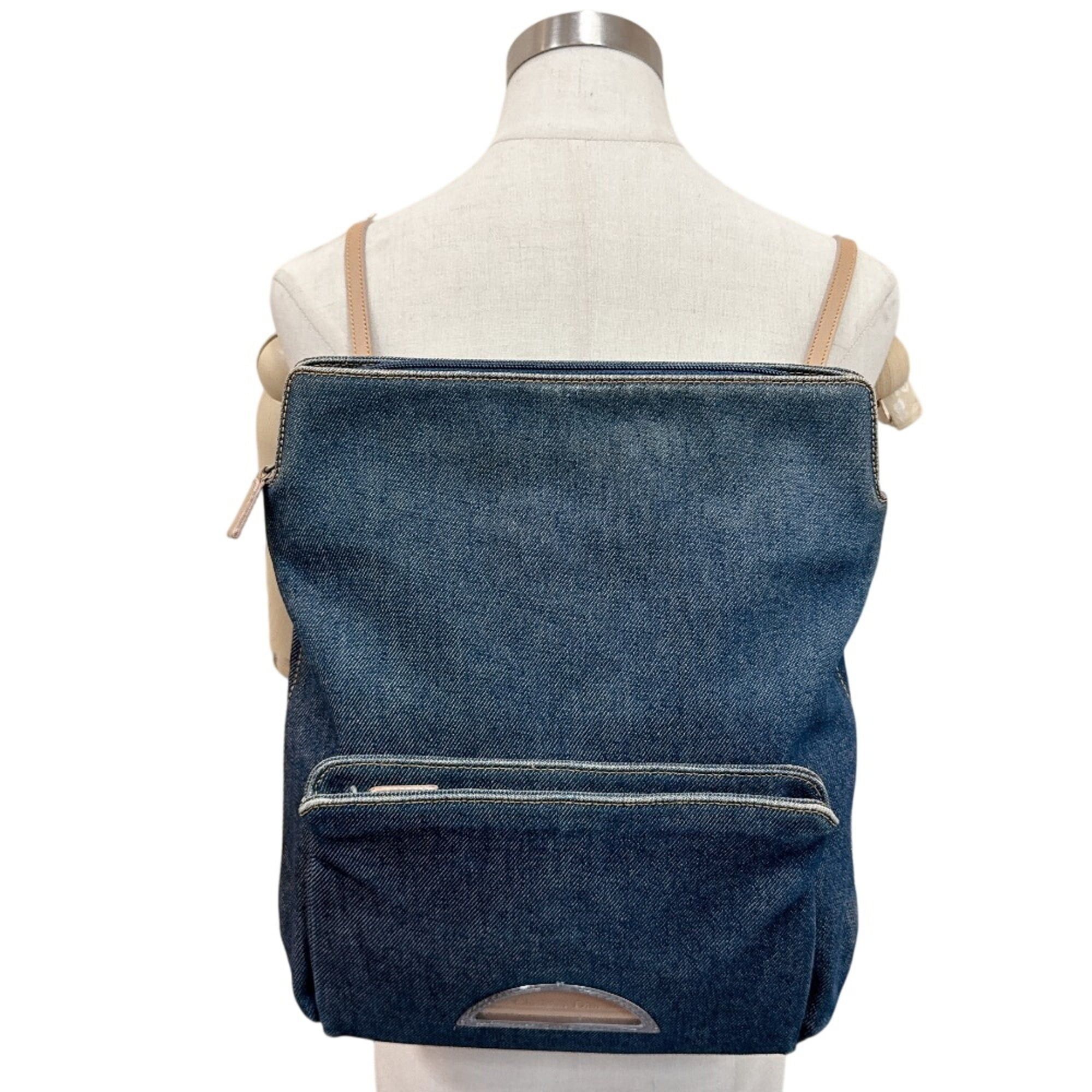 Dior Christian Dior Dior Maris Pearl Backpack, Rucksack, Daypack, Bag, Blue Size ONE SIZE - 13 Thumbnail
