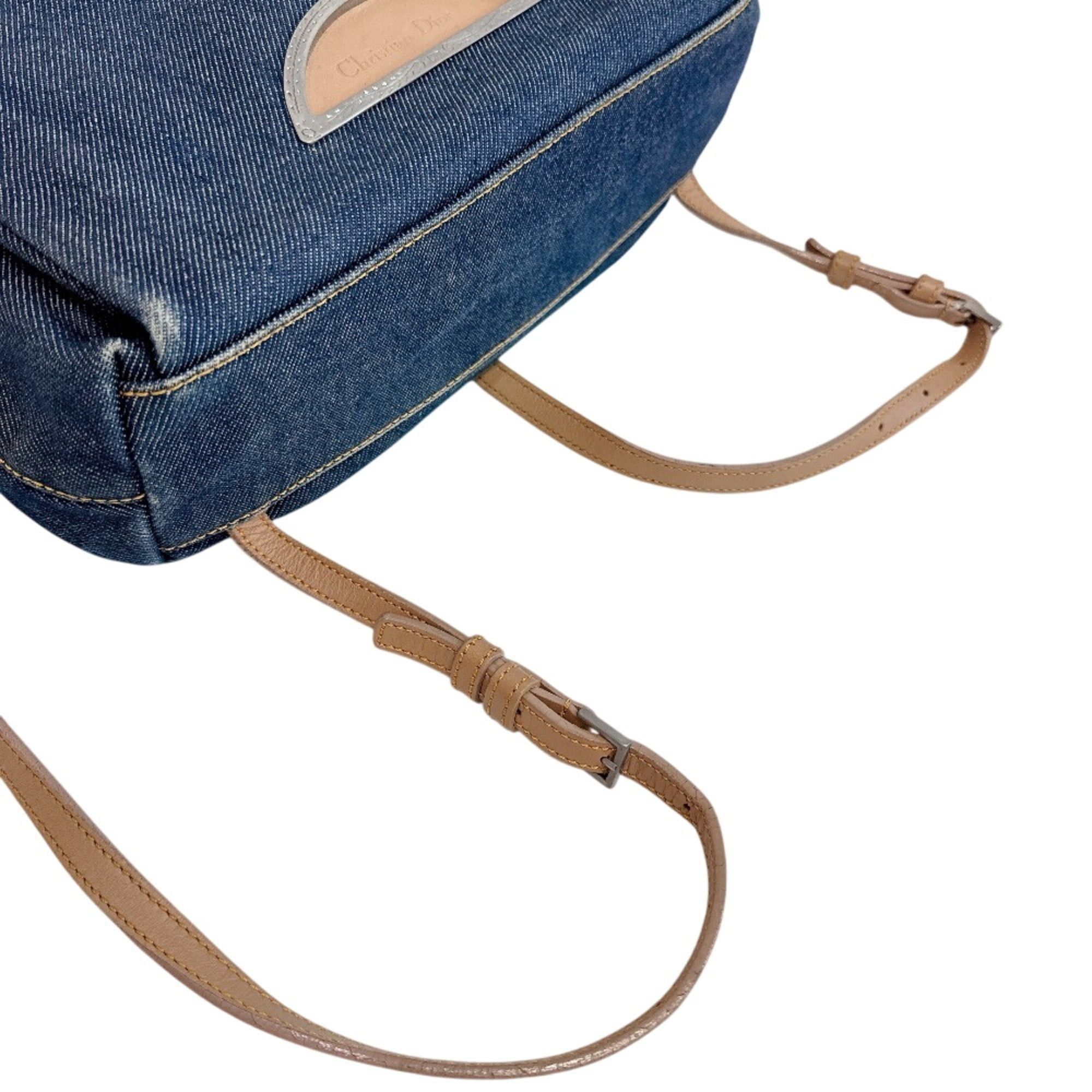 Dior Christian Dior Dior Maris Pearl Backpack, Rucksack, Daypack, Bag, Blue Size ONE SIZE - 5 Thumbnail