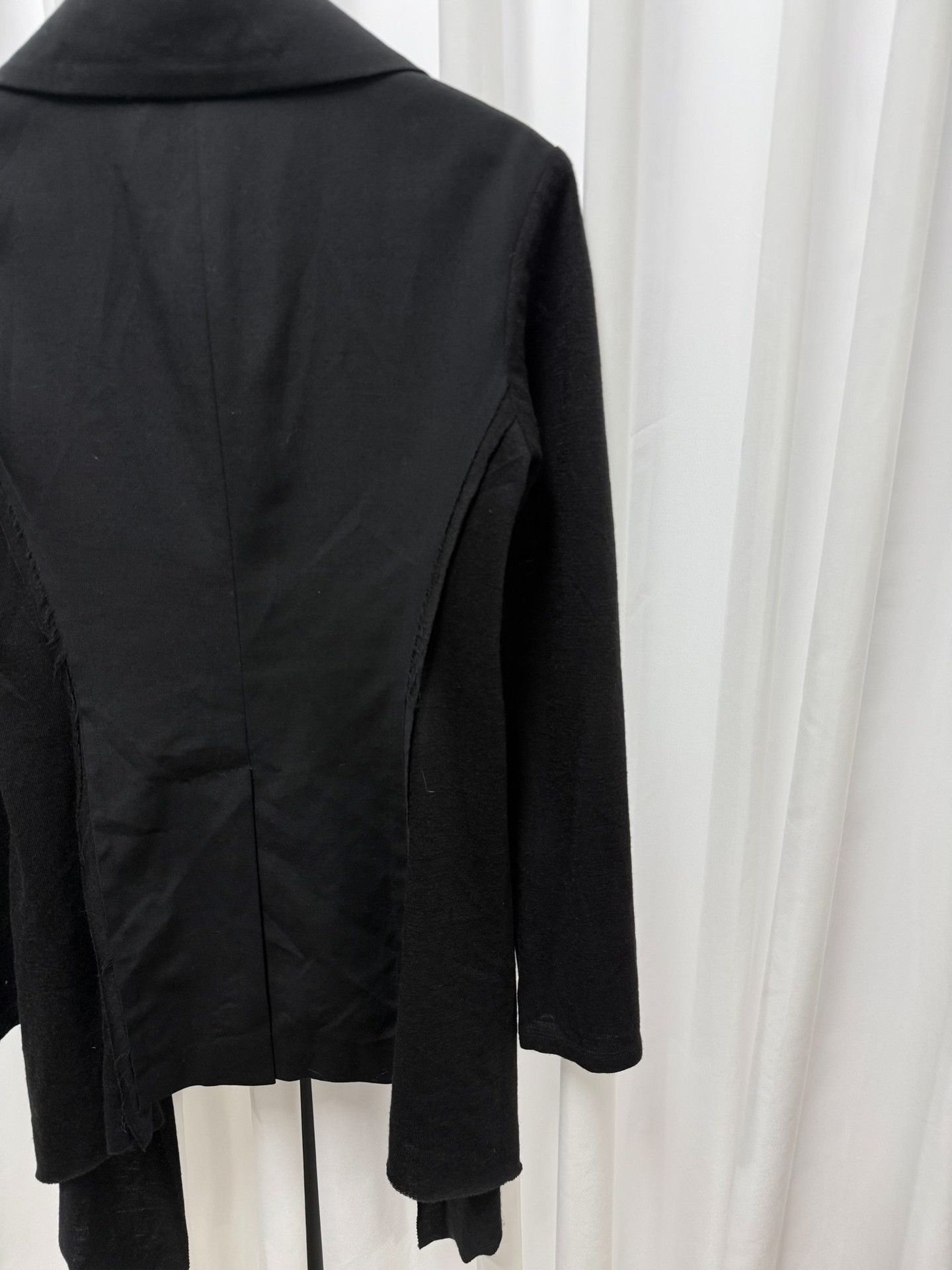 Yohji Yamamoto Yohji Yamamoto Black Wool Blazer Size US S / EU 44-46 / 1 - 8 Thumbnail