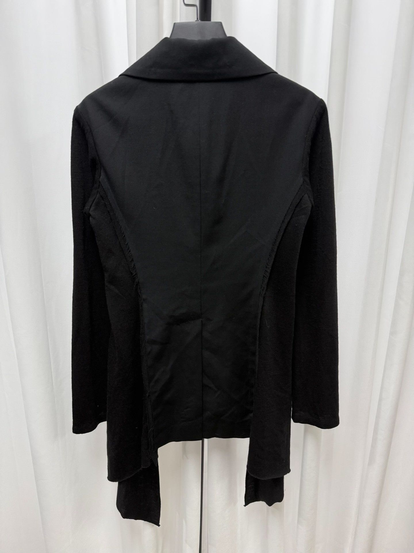 Yohji Yamamoto Yohji Yamamoto Black Wool Blazer Size US S / EU 44-46 / 1 - 6 Thumbnail