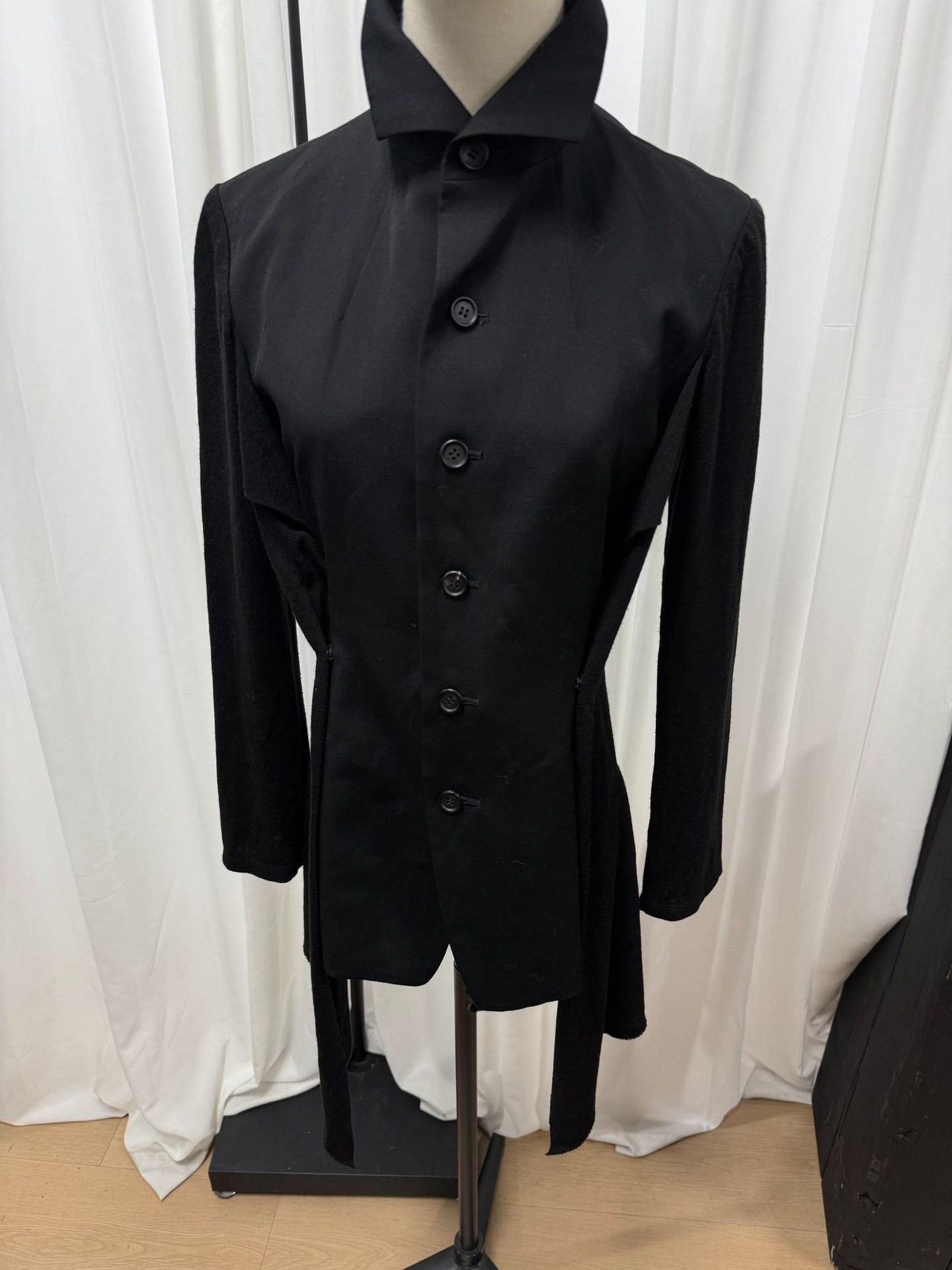 Yohji Yamamoto Yohji Yamamoto Black Wool Blazer Size US S / EU 44-46 / 1 - 9 Thumbnail