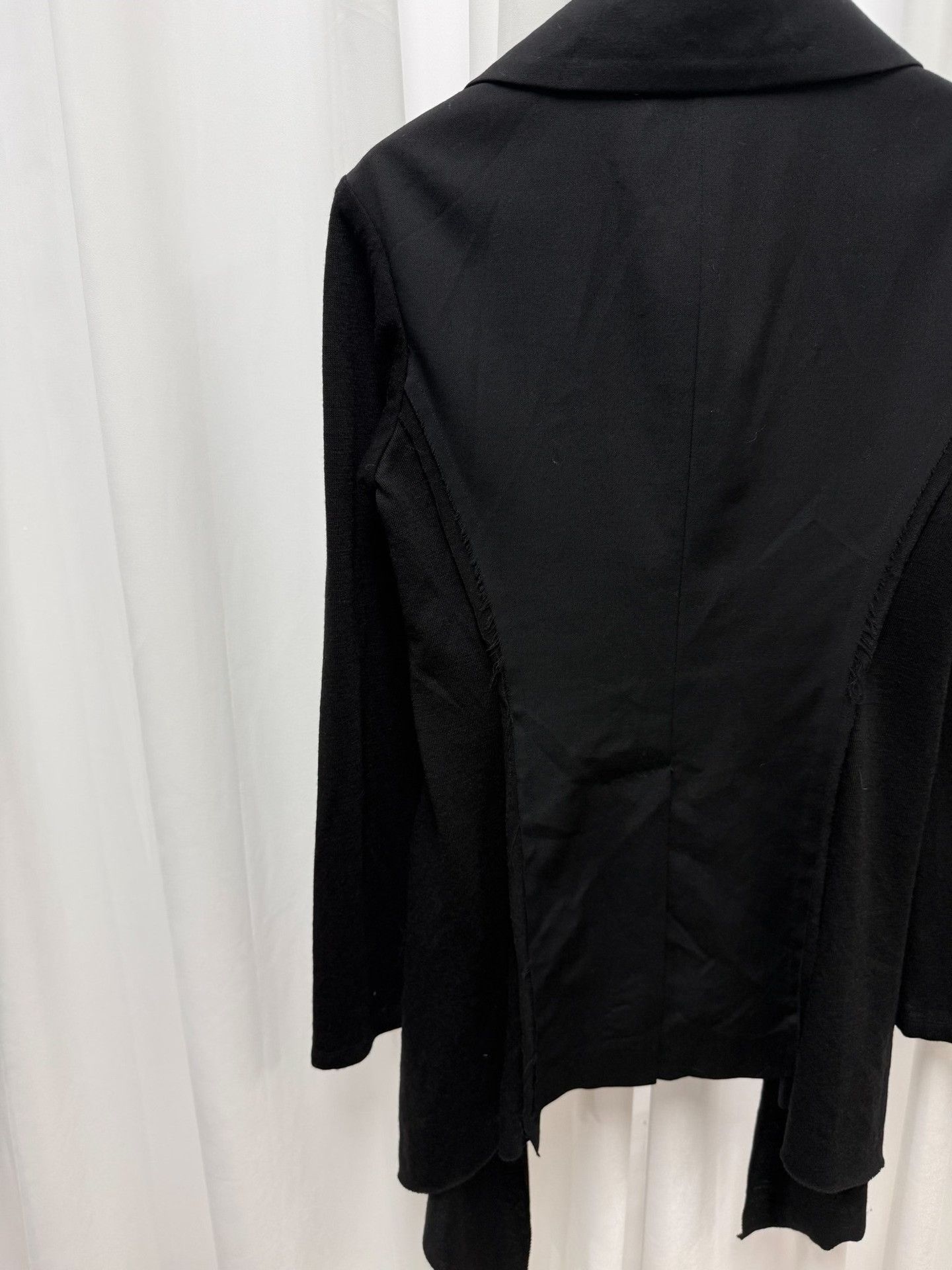 Yohji Yamamoto Yohji Yamamoto Black Wool Blazer Size US S / EU 44-46 / 1 - 7 Thumbnail