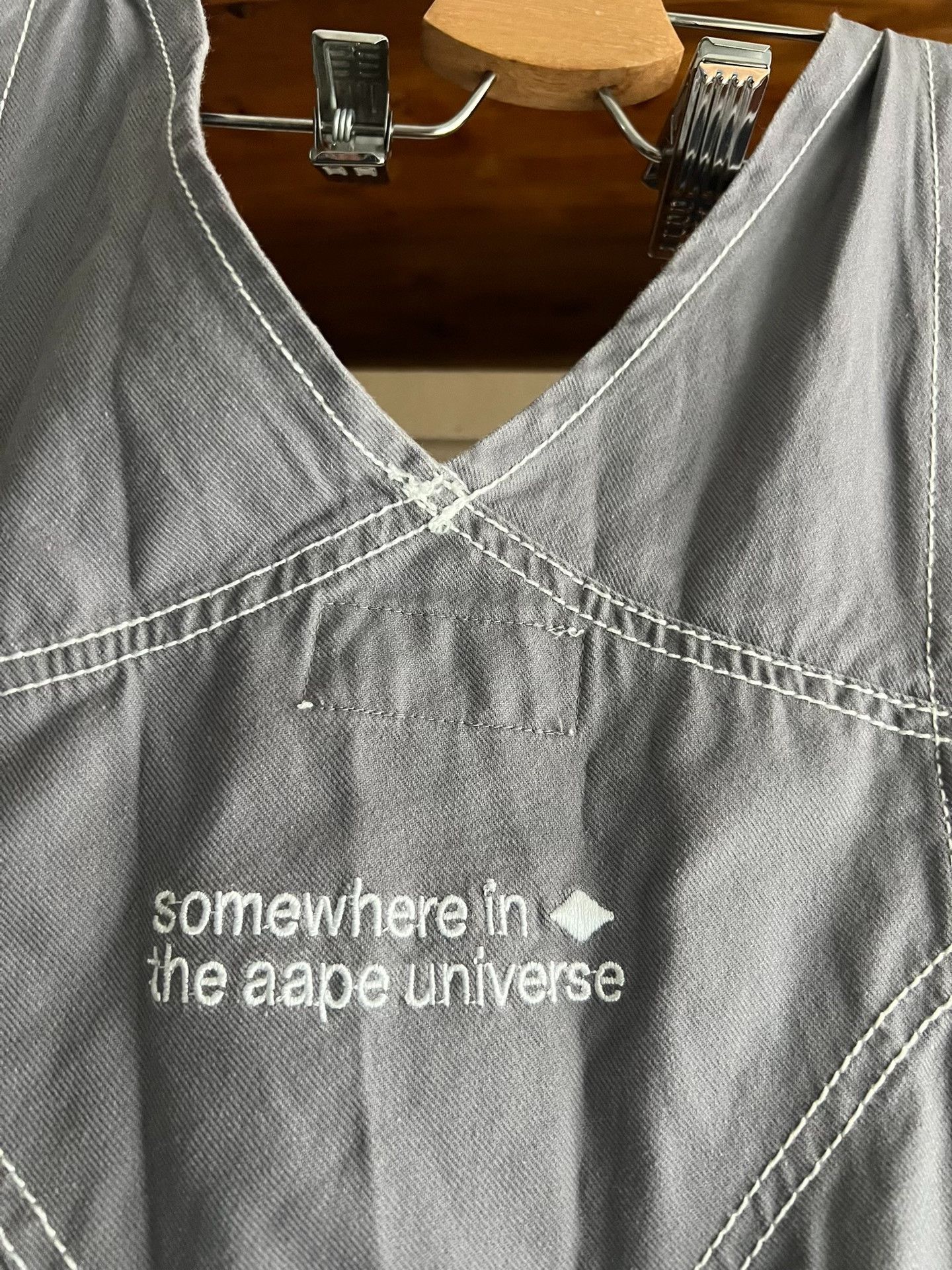 Aape Aape Gray Cargo Overalls Size US 26 / EU 42 - 5 Thumbnail