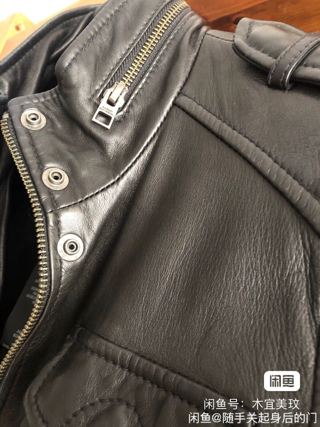 Harley Davidson Harley Davidson Women's Leather Jacket Size M / US 6-8 / IT 42-44 - 8 Thumbnail