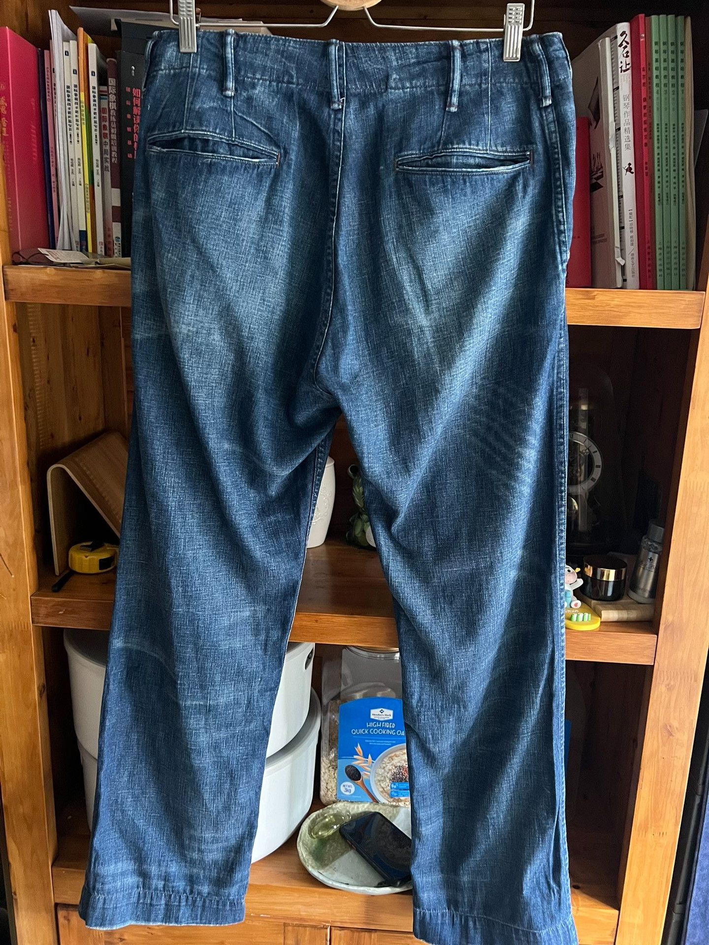 RRL Ralph Lauren RRL Double RL Washed Distressed Officer Pants Size US 31 - 7 Thumbnail