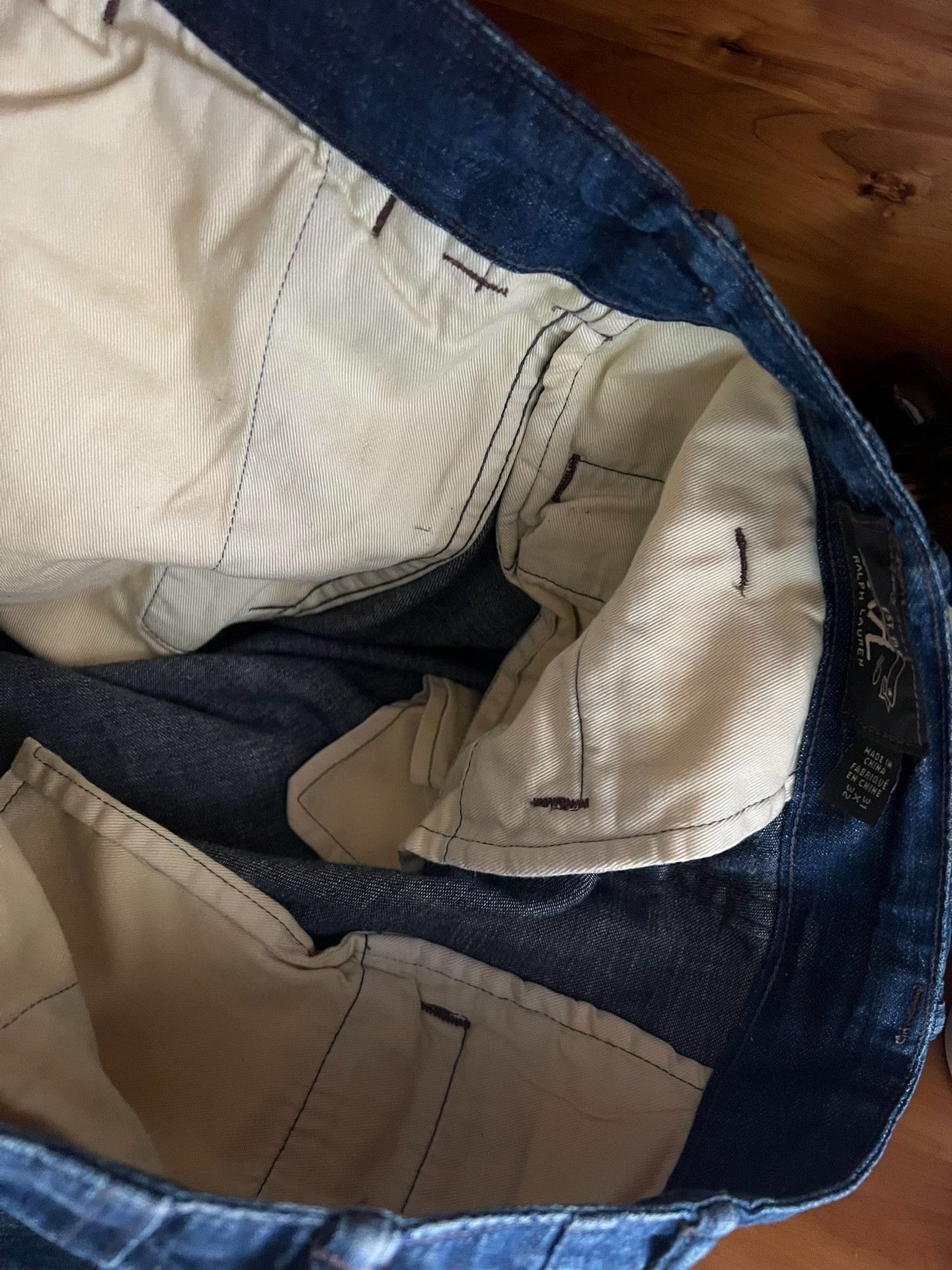 RRL Ralph Lauren RRL Double RL Washed Distressed Officer Pants Size US 31 - 9 Thumbnail