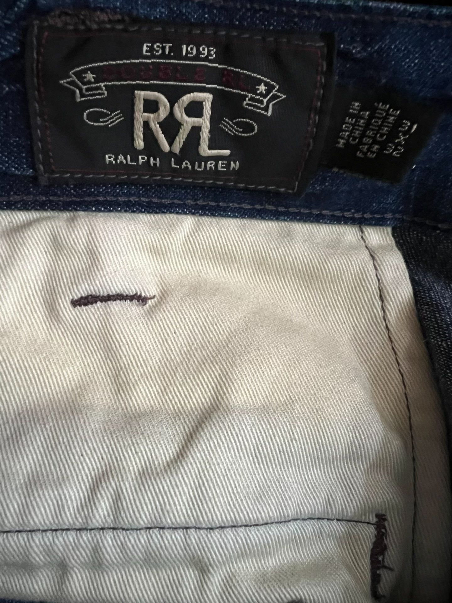 RRL Ralph Lauren RRL Double RL Washed Distressed Officer Pants Size US 31 - 8 Thumbnail