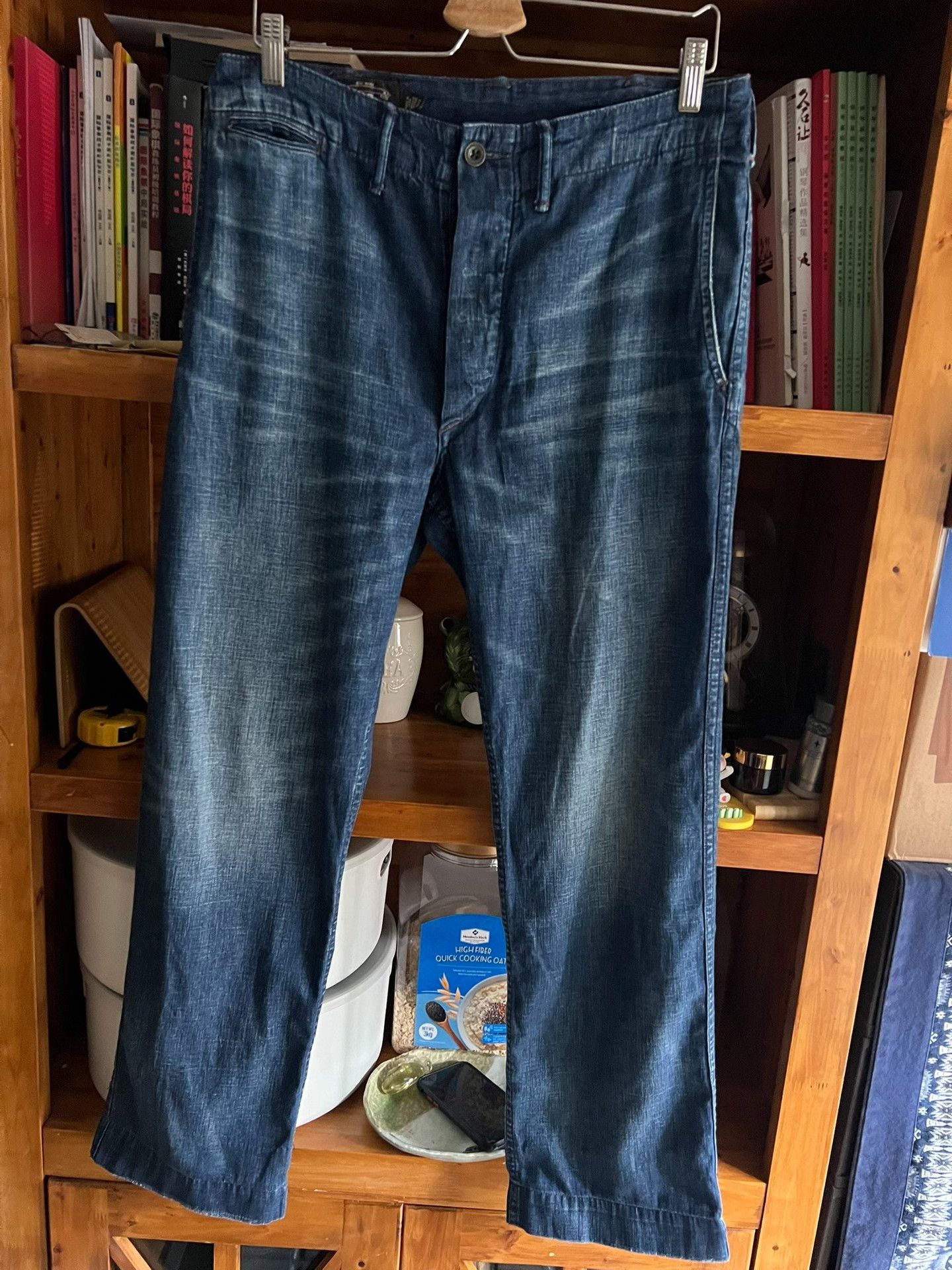 RRL Ralph Lauren RRL Double RL Washed Distressed Officer Pants Size US 31 - 3 Thumbnail