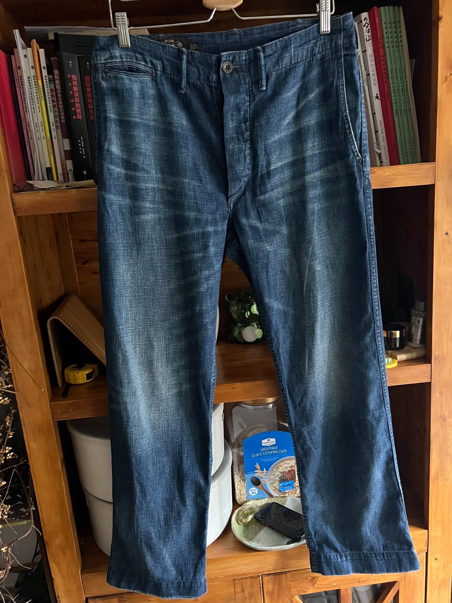RRL Ralph Lauren RRL Double RL Washed Distressed Officer Pants Size US 31 - 2 Thumbnail