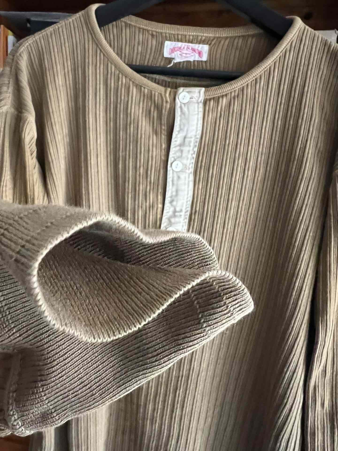 The Real McCoy's The Real McCoy Vintage Henley Long-Sleeve T Size US XXS / EU 40 - 4 Thumbnail