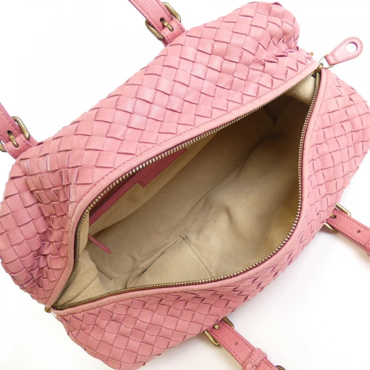 Bottega Veneta Bottega Veneta Bottega Veneta Leather Boston Bag Leather Travel Bag 173398V00A2 DUTY FREE for USA Size ONE SIZE - 8 Thumbnail
