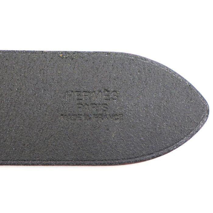 Hermes Hermes Hermes Etriviere leather belt Leather Belt Stamp O DUTY FREE for USA Size ONE SIZE - 7 Thumbnail