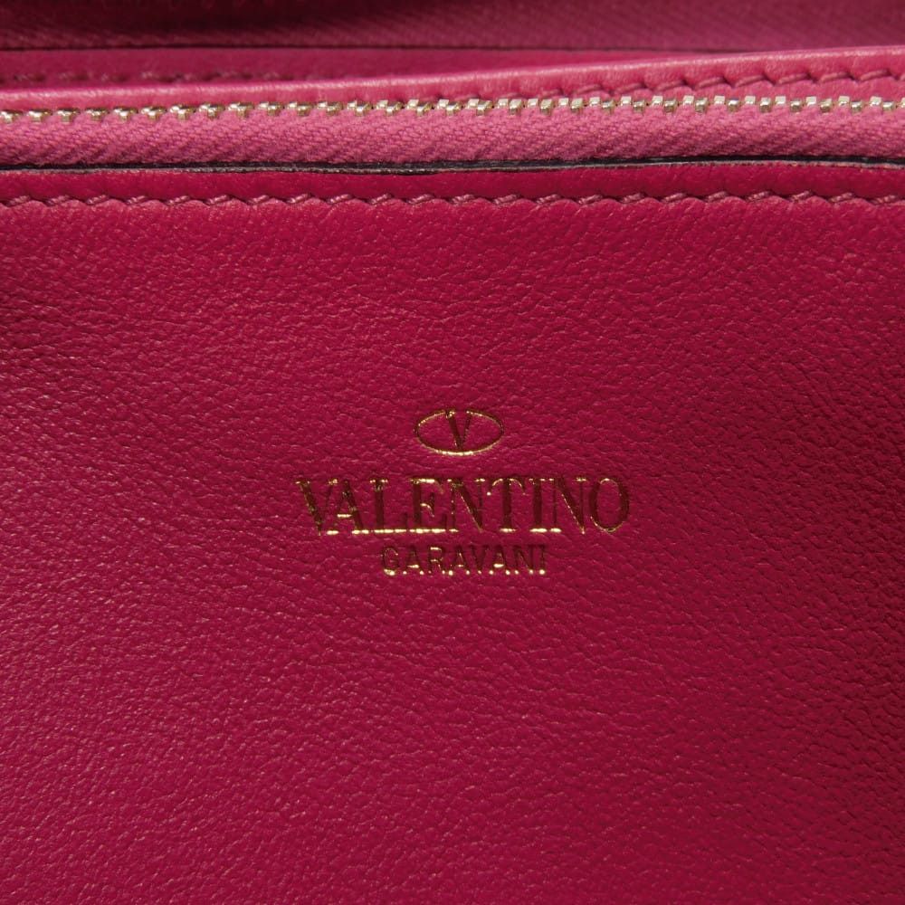 Valentino Valentino Valentino Garavani Rockstud Smooth Calfskin Long Wallet Leather Long Wallet QW2P0645BOL DUTY FREE for USA Size ONE SIZE - 6 Thumbnail