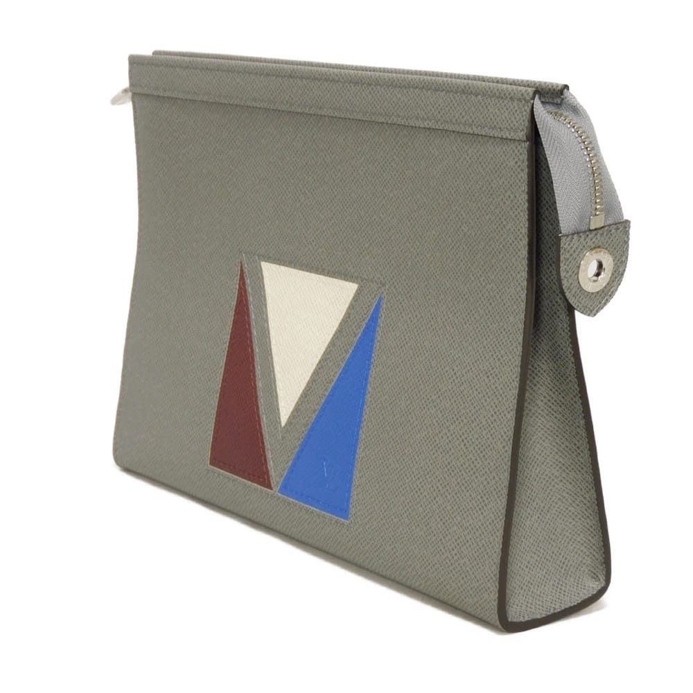 Louis Vuitton Louis Vuitton Louis Vuitton Pochette Voyage MM Taiga Clutch Bag Leather Clutch Bag M59147 DUTY FREE for USA Size ONE SIZE - 2 Thumbnail