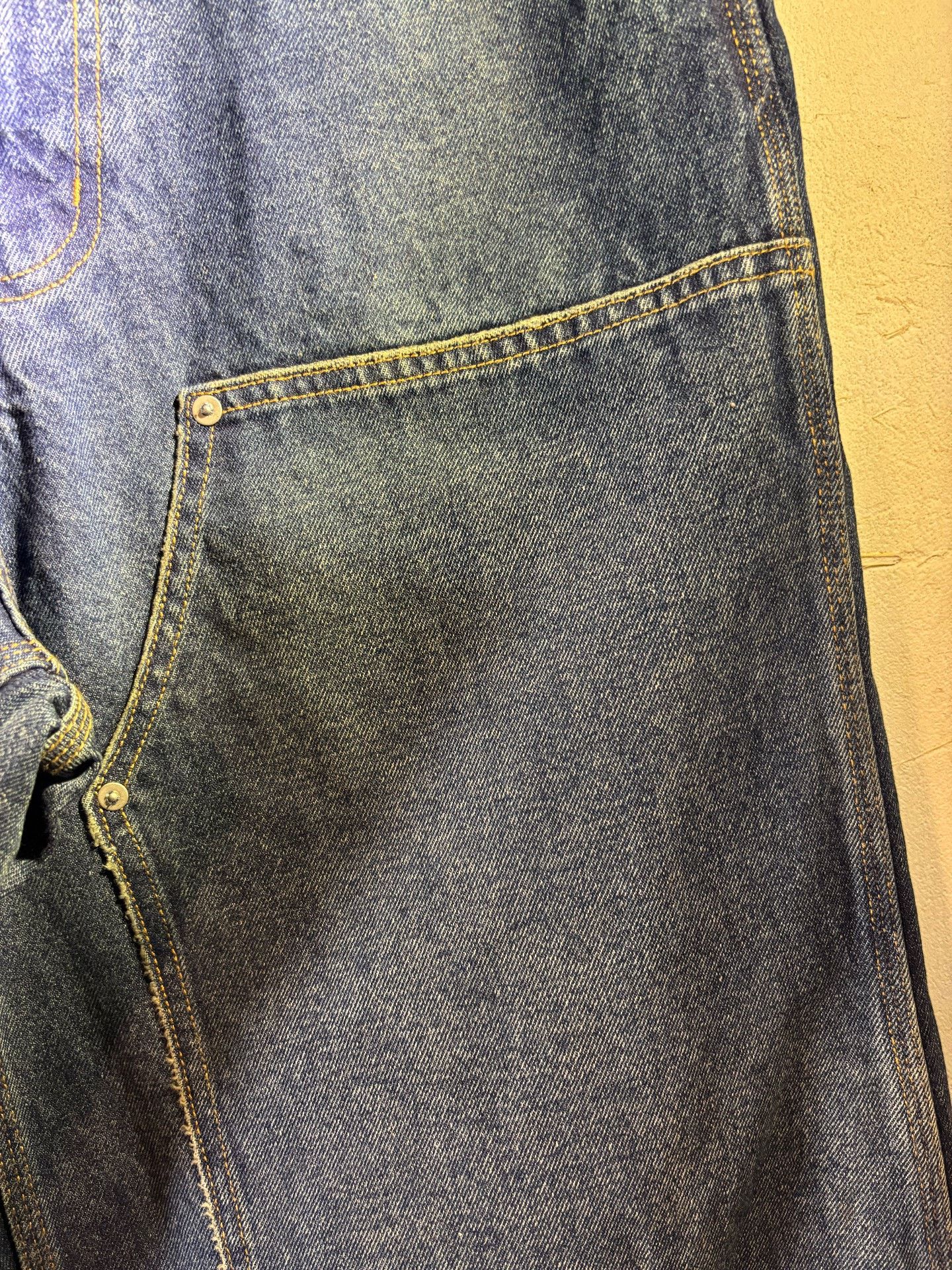 Journal Standard Journal Standard Washed Denim Logger Pants Size US 34 / EU 50 - 4 Thumbnail