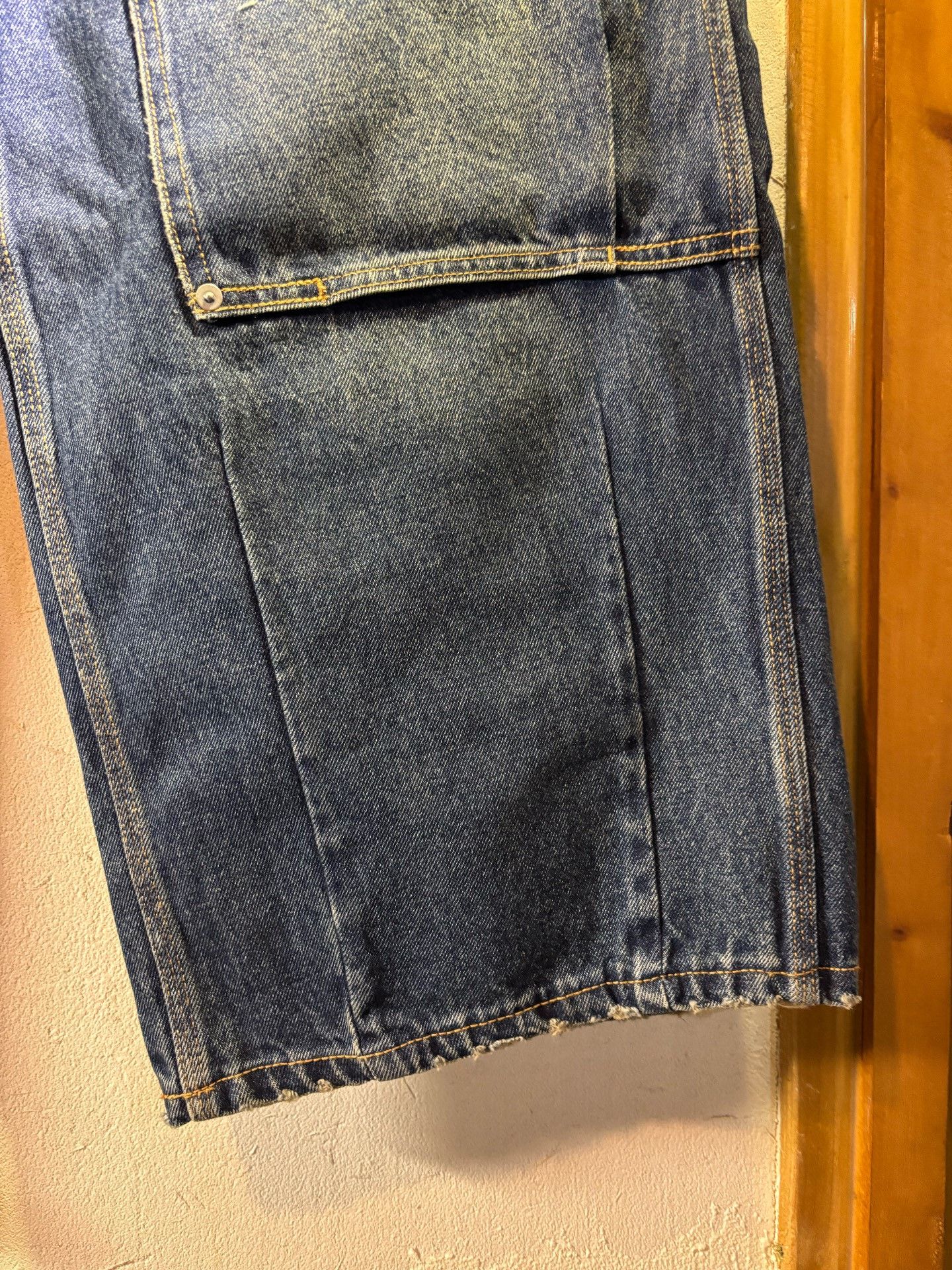 Journal Standard Journal Standard Washed Denim Logger Pants Size US 34 / EU 50 - 6 Thumbnail