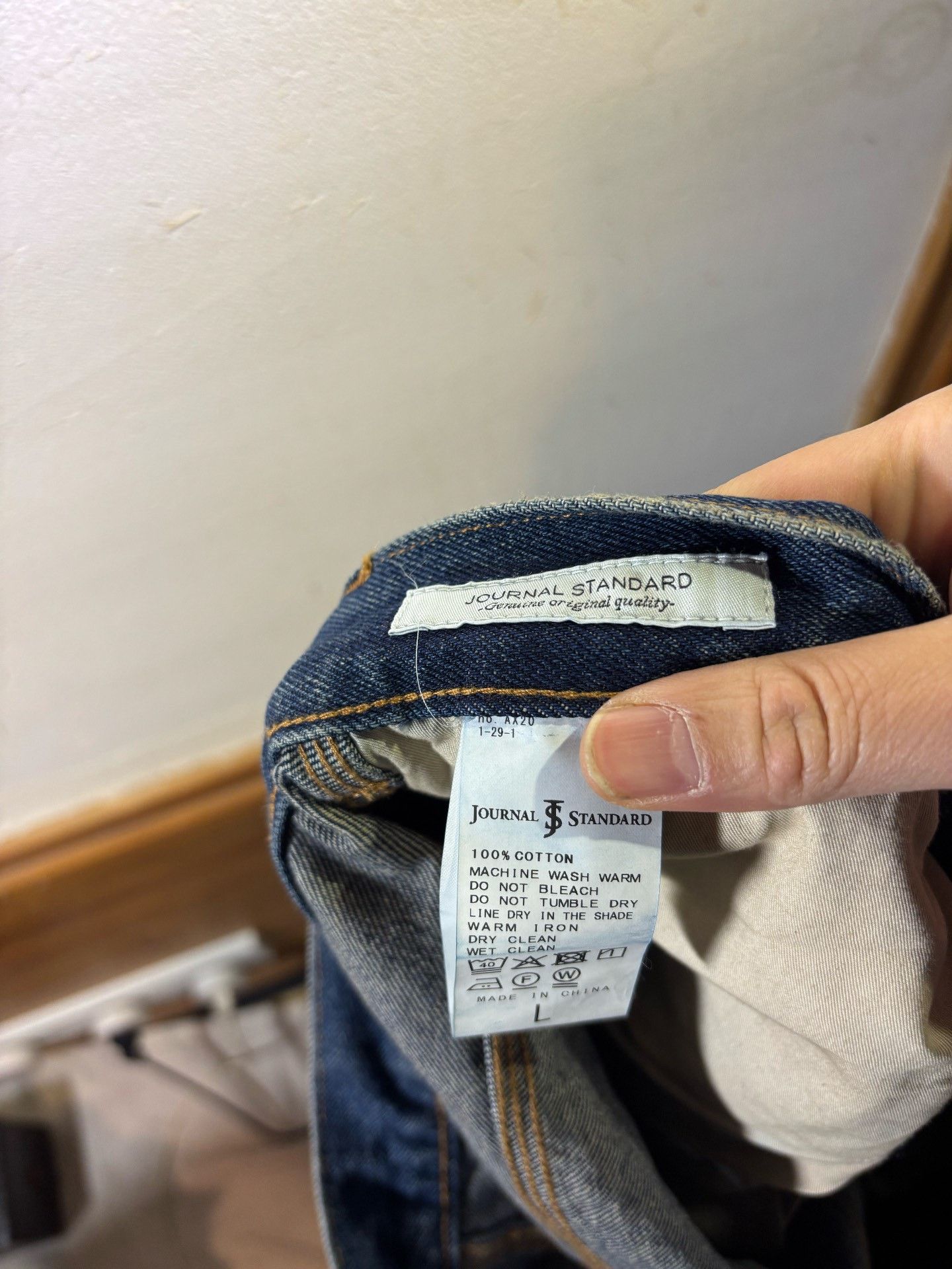 Journal Standard Journal Standard Washed Denim Logger Pants Size US 34 / EU 50 - 9 Thumbnail