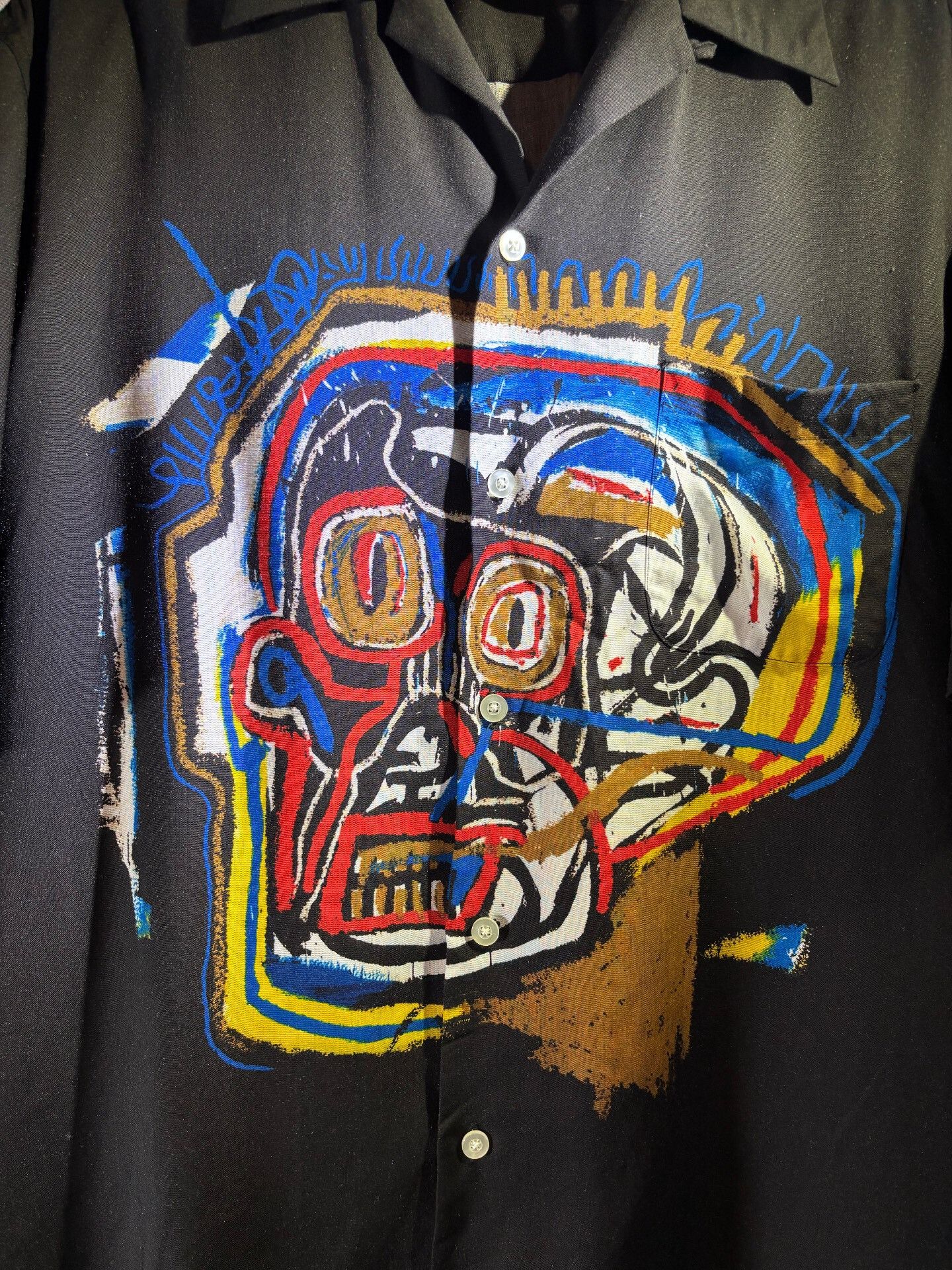 Wacko Maria Wacko Maria x Basquiat Short-Sleeve Shirt Size US XL / EU 56 / 4 - 4 Thumbnail