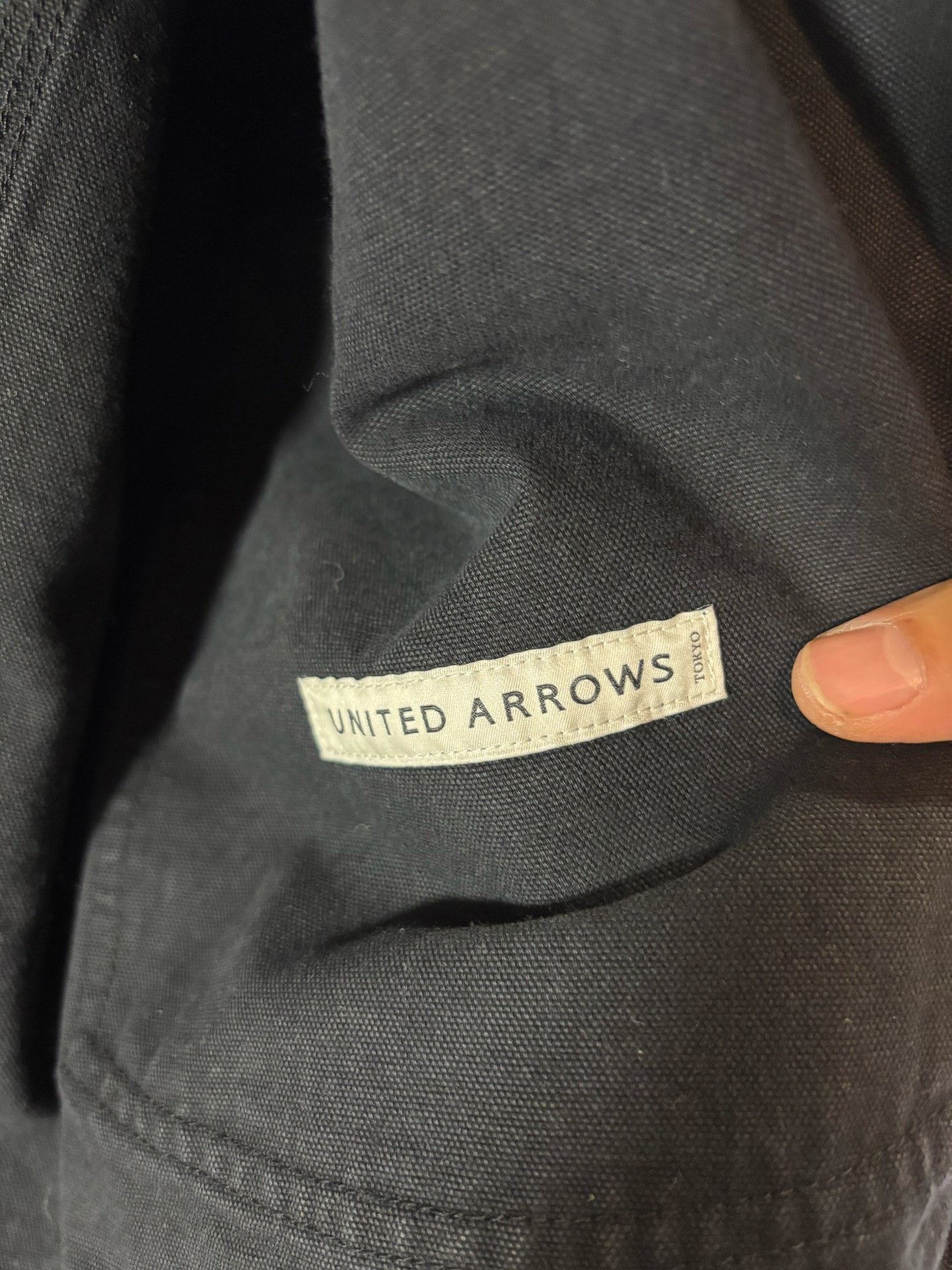United Arrows United Arrows Distressed Patchwork Collar Jacket Size US L / EU 52-54 / 3 - 8 Thumbnail