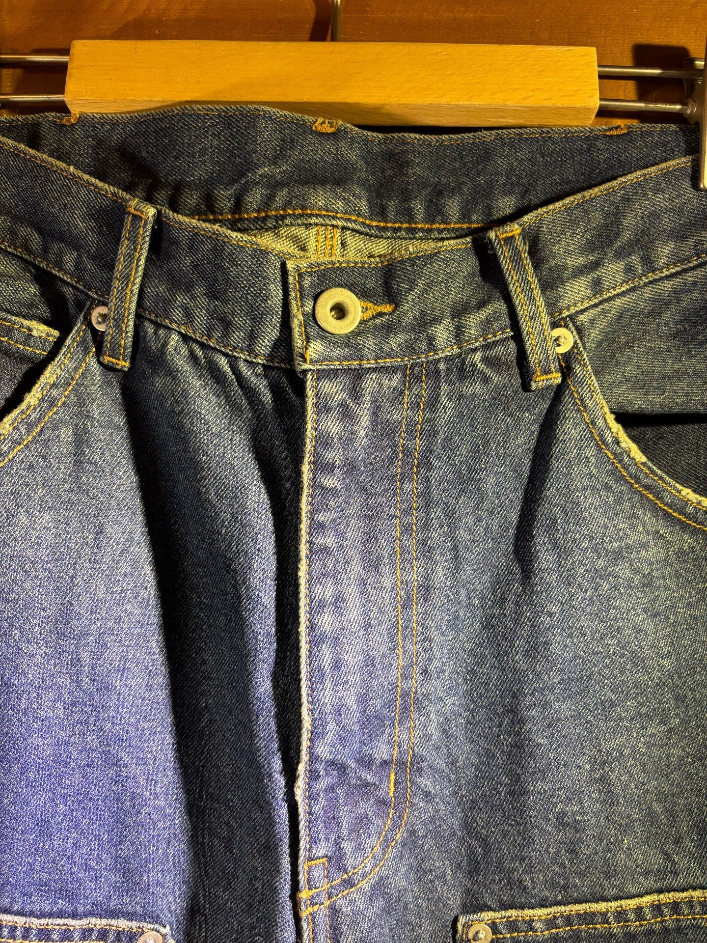 Journal Standard Journal Standard Washed Denim Logger Pants Size US 34 / EU 50 - 2 Thumbnail
