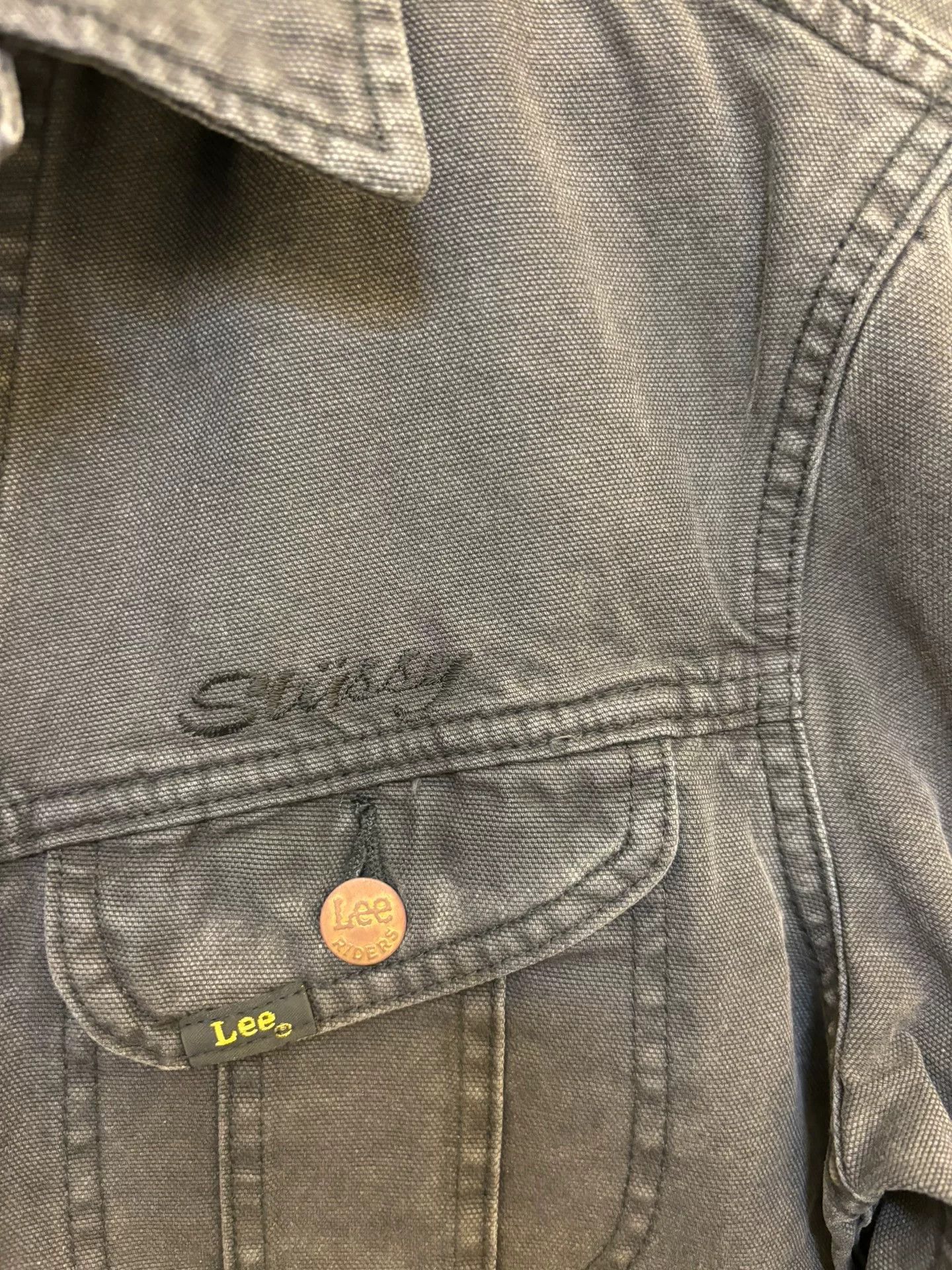 Lee Lee Rider x Stussy Canvas Denim Jacket Size US S / EU 44-46 / 1 - 3 Thumbnail
