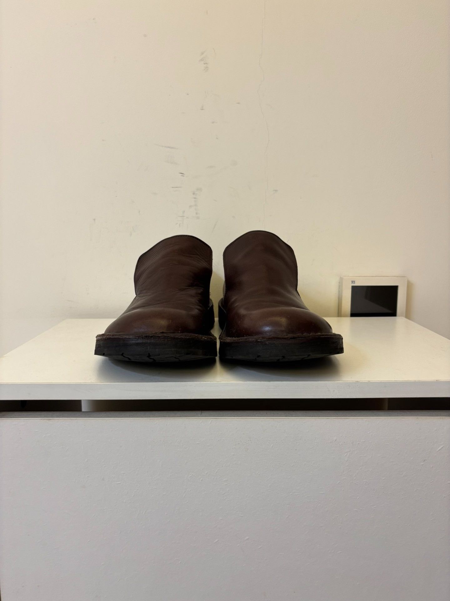 Yohji Yamamoto Yohji Yamamoto 2006 AW Round-Toe Leather Shoes Size US 10 / EU 43 - 3 Thumbnail