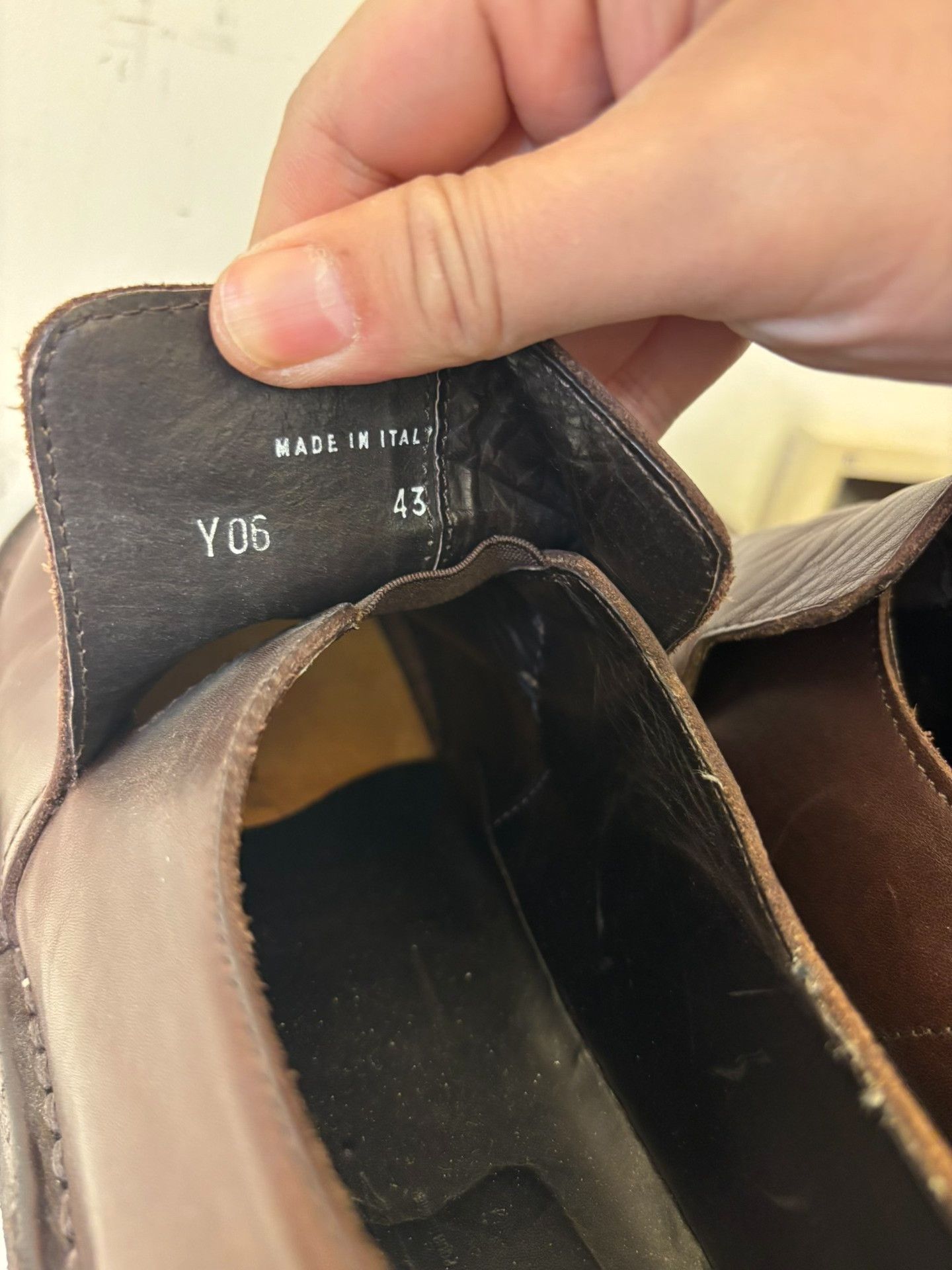 Yohji Yamamoto Yohji Yamamoto 2006 AW Round-Toe Leather Shoes Size US 10 / EU 43 - 6 Thumbnail