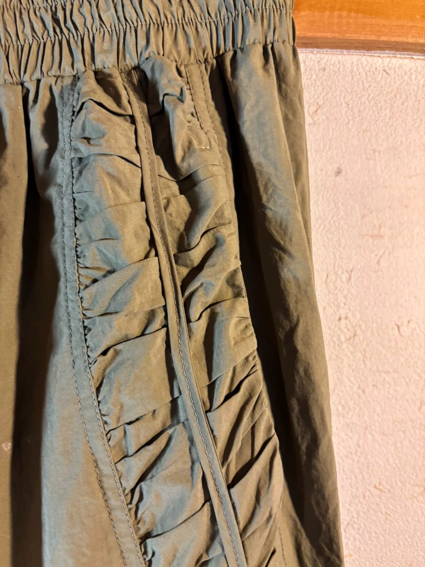SAGE NATION Sage Nation Classic Ruffled Trousers Size 38" / US 16 / IT 52 - 2 Thumbnail