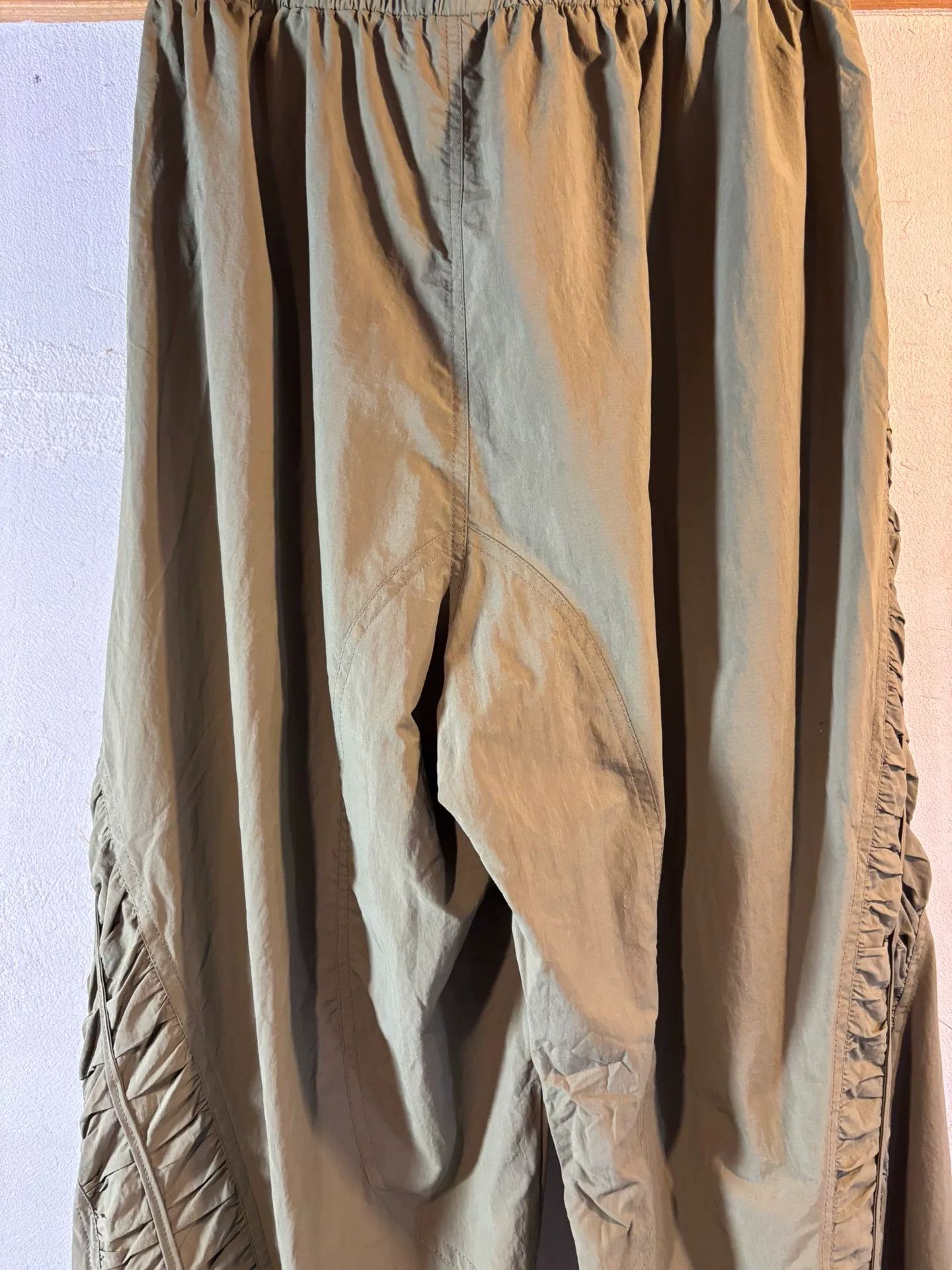 SAGE NATION Sage Nation Classic Ruffled Trousers Size 38" / US 16 / IT 52 - 7 Thumbnail