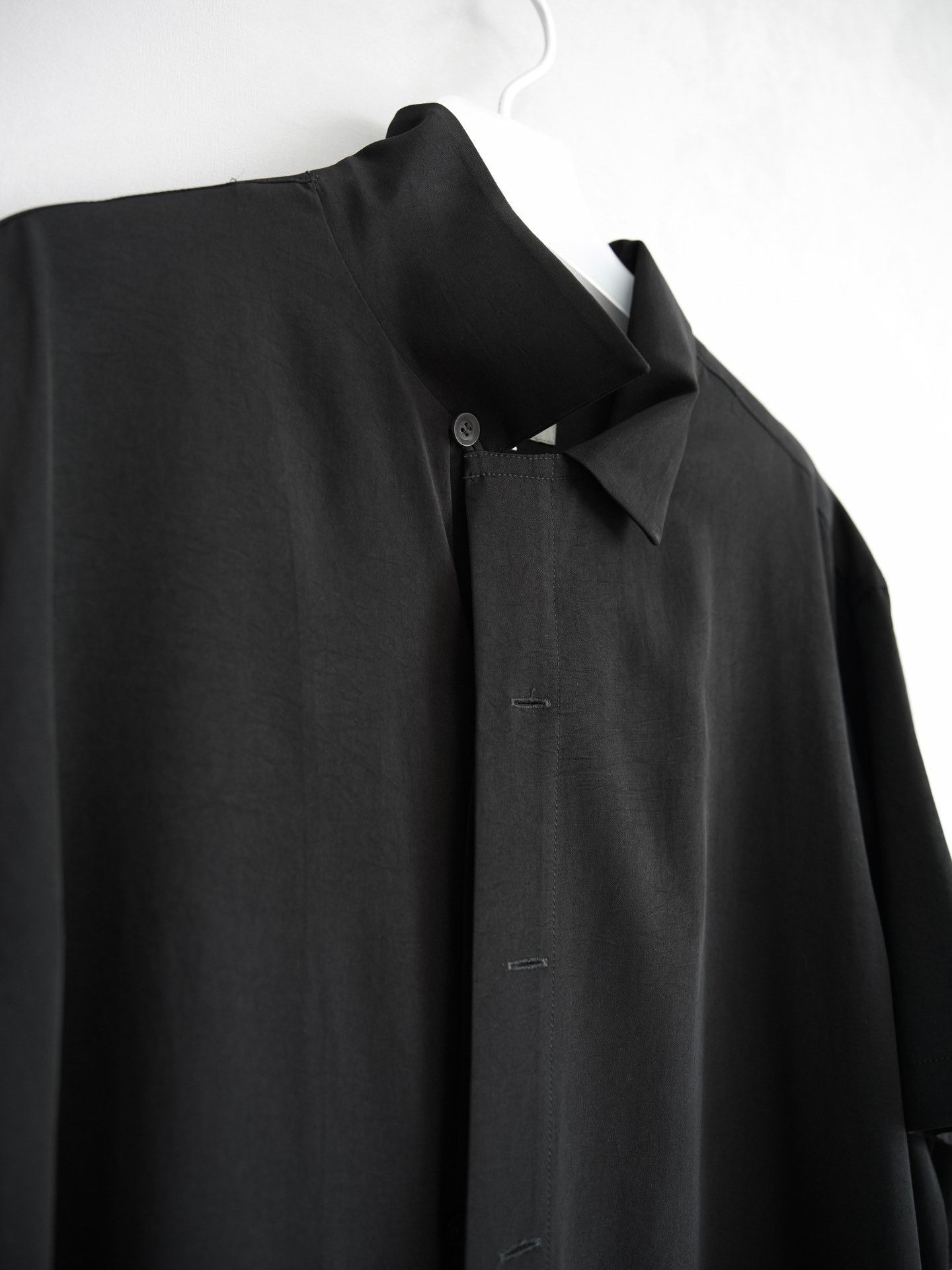 Yohji Yamamoto Yohji Yamamoto 22SS Deconstructed Triacetate Shirt Size US M / EU 48-50 / 2 - 4 Thumbnail