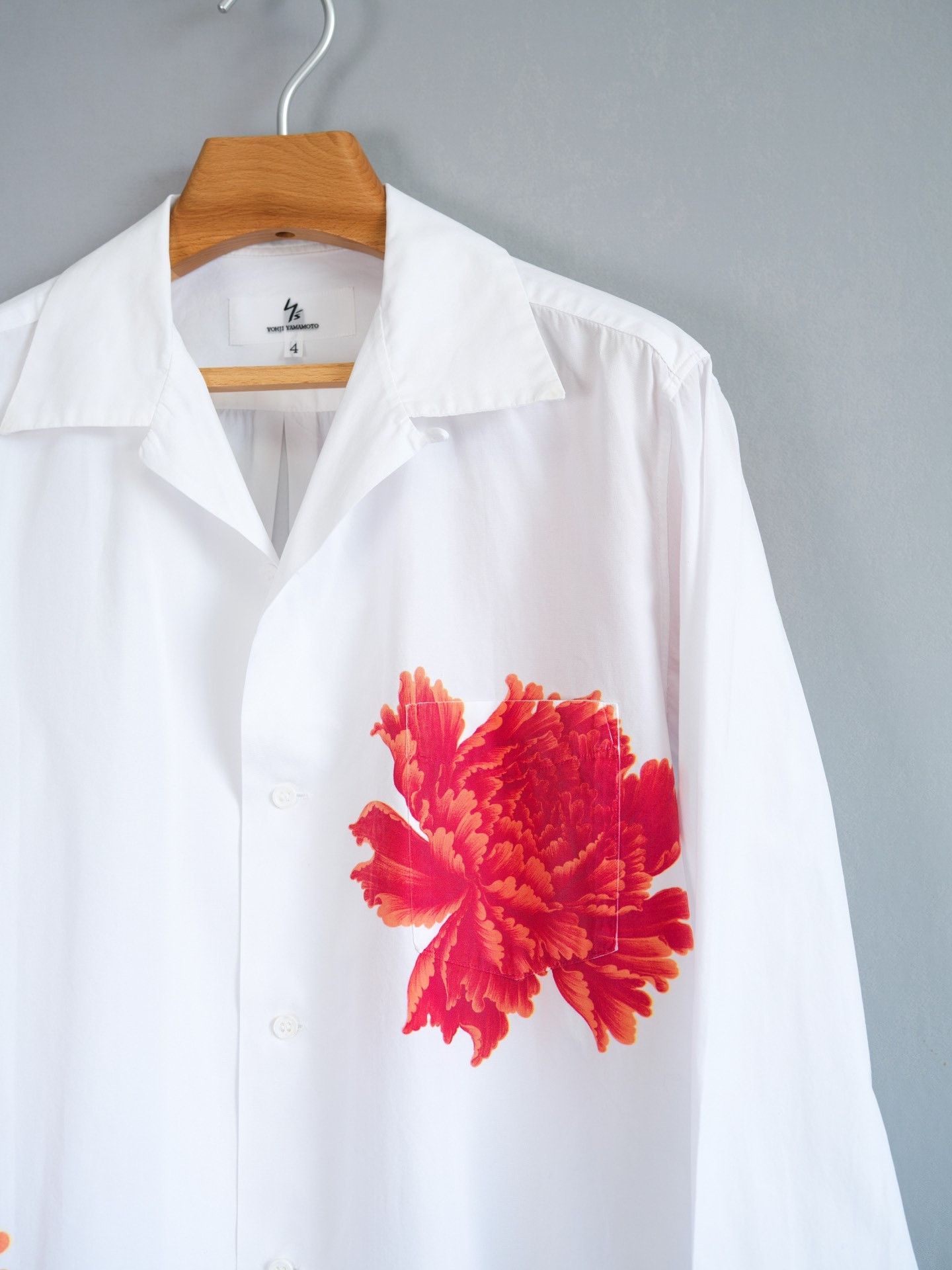 Yohji Yamamoto Yohji Yamamoto 05AW Yuzen Peony Shirt Size US XL / EU 56 / 4 - 3 Thumbnail