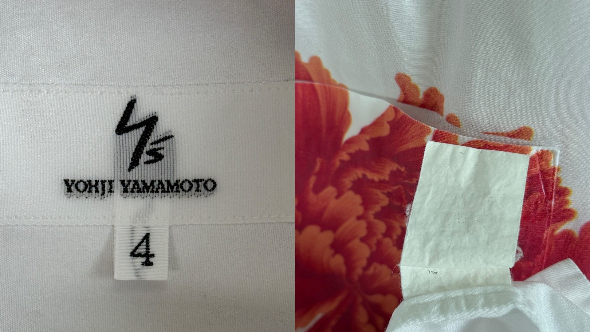 Yohji Yamamoto Yohji Yamamoto 05AW Yuzen Peony Shirt Size US XL / EU 56 / 4 - 7 Thumbnail