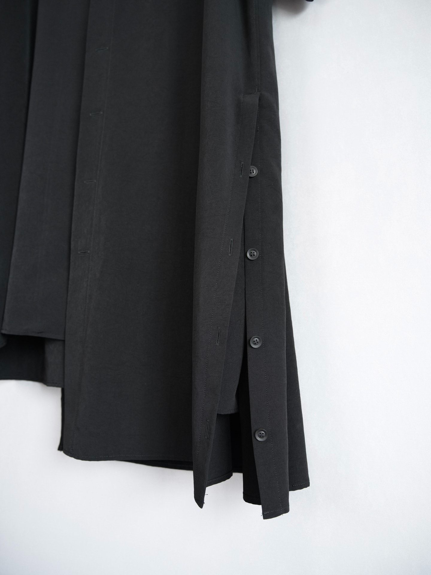 Yohji Yamamoto Yohji Yamamoto 22SS Deconstructed Triacetate Shirt Size US M / EU 48-50 / 2 - 5 Thumbnail