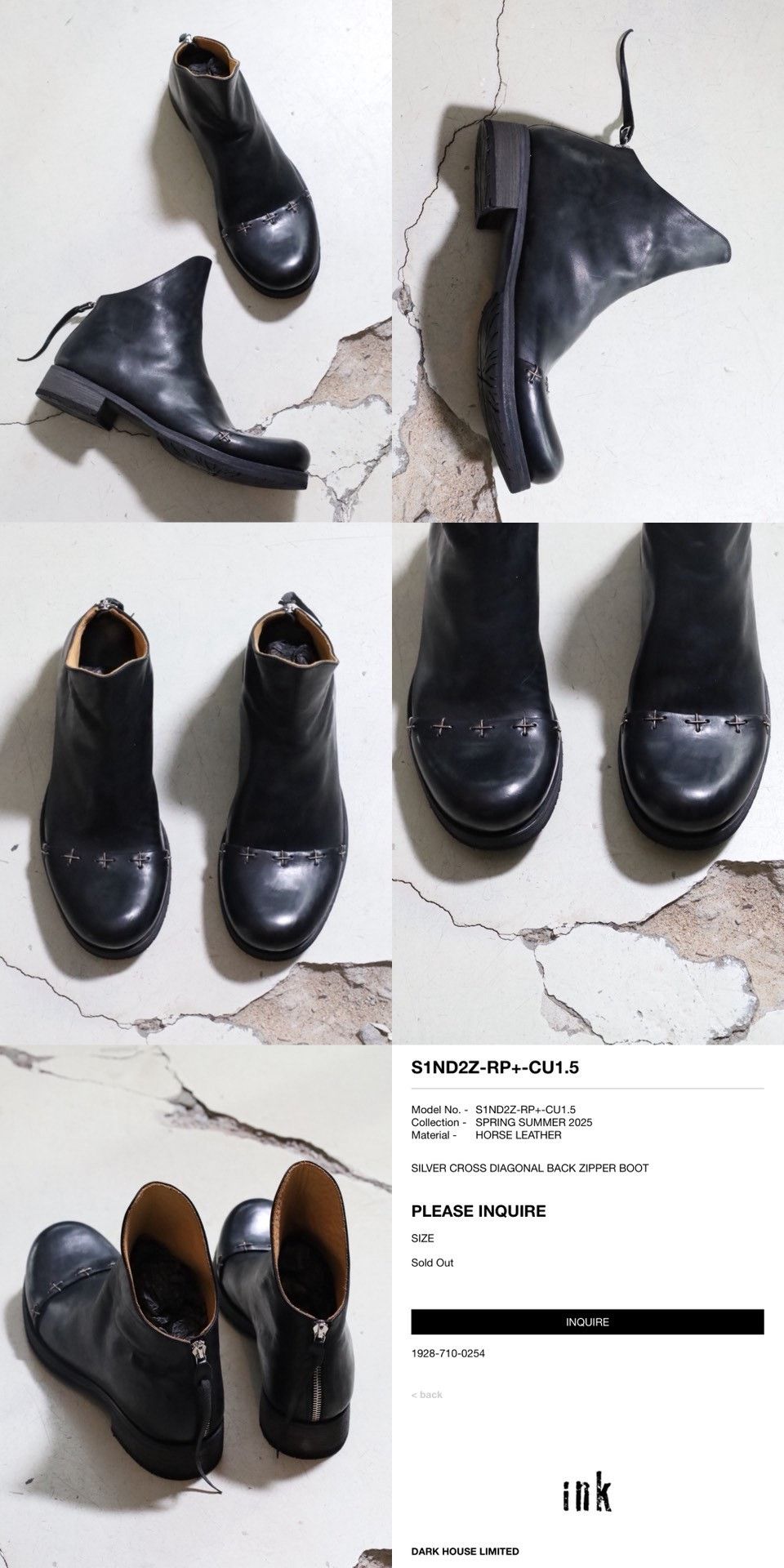 Ma+ M.A+ Maurizio Amadei Cross Zipper Horse Leather Shoes Size US 10 / EU 43 - 8 Thumbnail