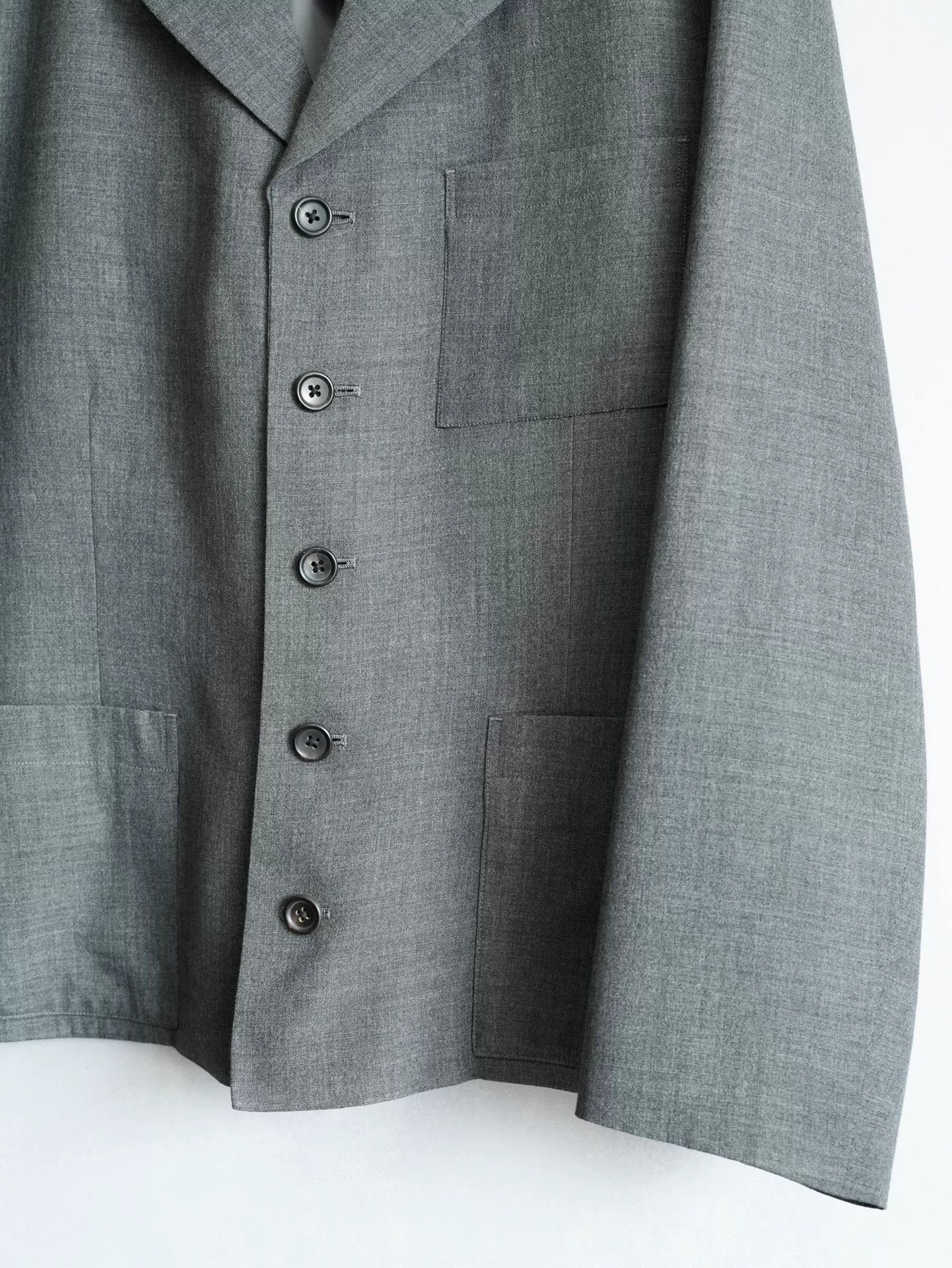 Yohji Yamamoto Yohji Yamamoto 93SS 5B Gray Jacket Size US M / EU 48-50 / 2 - 6 Thumbnail