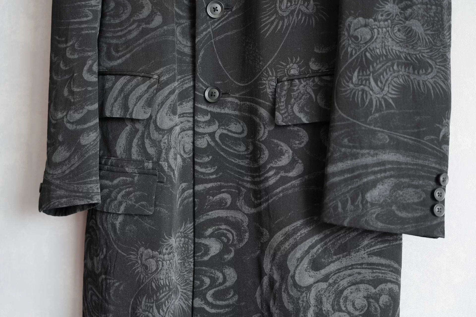 Yohji Yamamoto Yohji Yamamoto 22AW Dragon Cloud Print Jacket Size US M / EU 48-50 / 2 - 5 Thumbnail