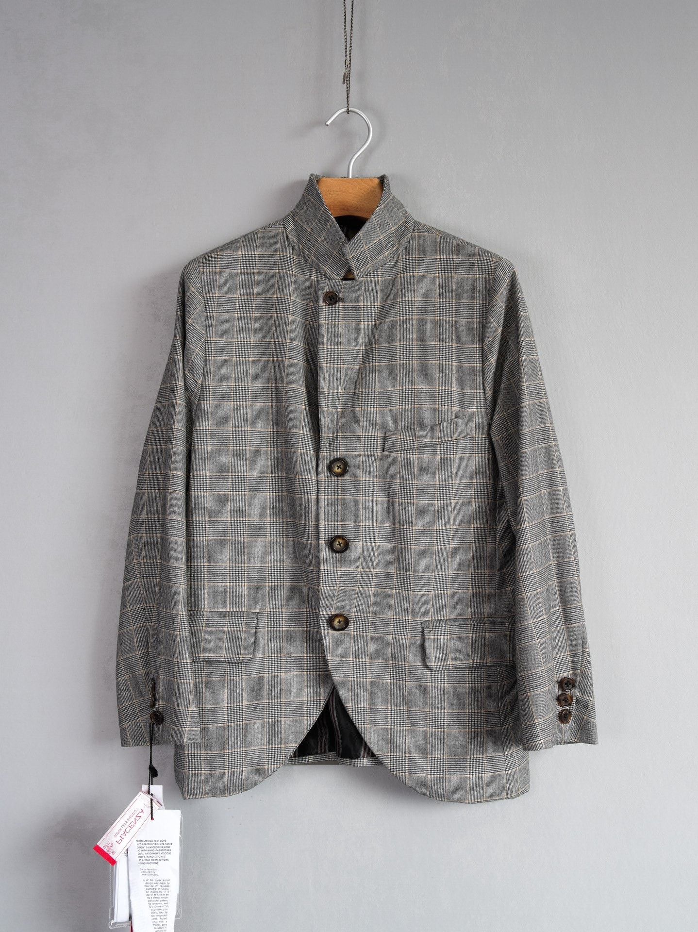 Geoffrey B. Small Geoffrey B.Small 3B Notch Lapel Plaid Jacket Size US M / EU 48-50 / 2 - 2 Thumbnail