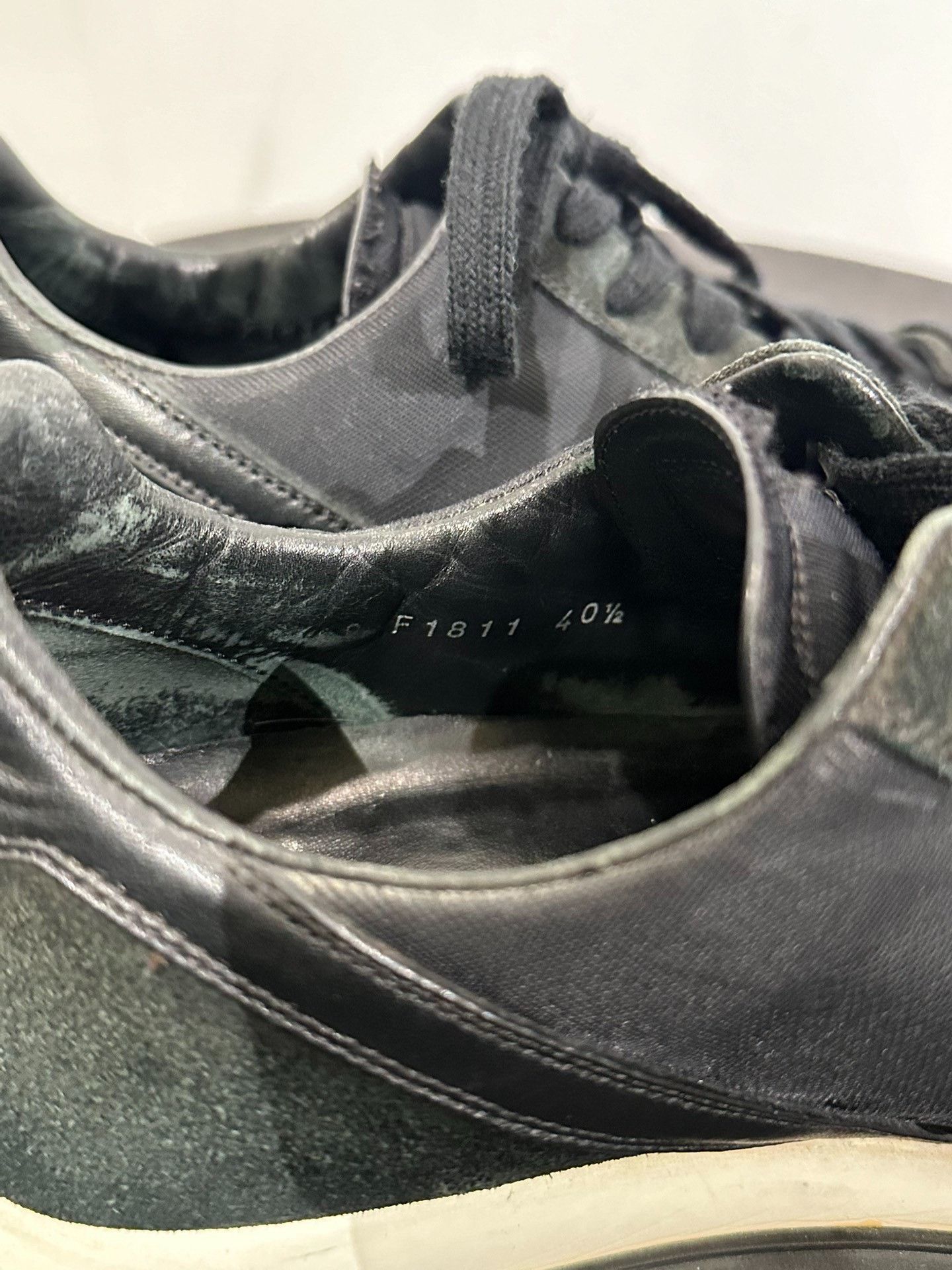 Rick Owens Rick Owens Suede Patchwork Low-Top Sneakers Size US 7.5 / EU 40-41 - 7 Thumbnail