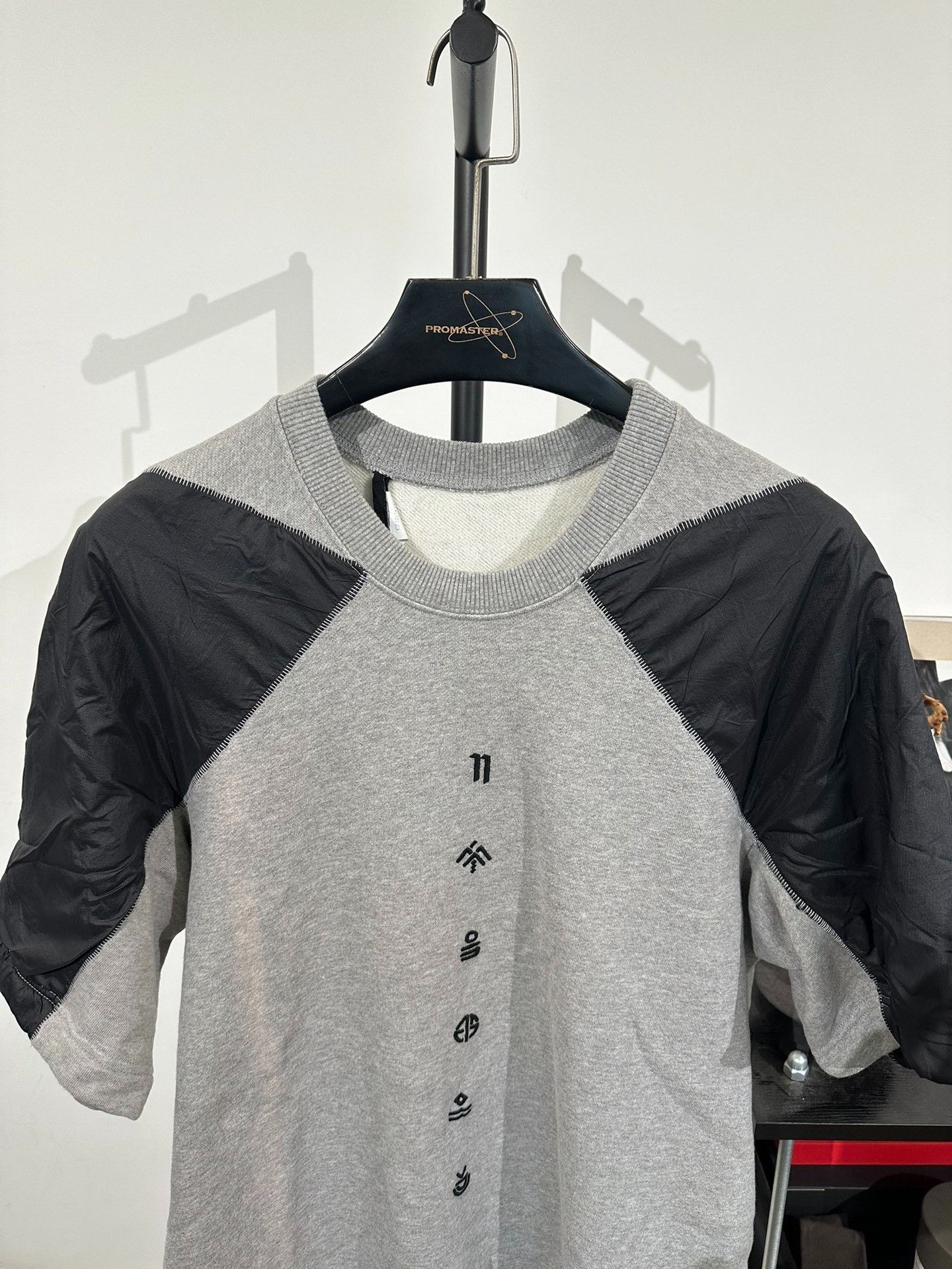 11 By Boris Bidjan Saberi Boris Bidjan Saberi 11by BBS Nylon Panel Embroidered T-shirt Size US M / EU 48-50 / 2 - 5 Thumbnail