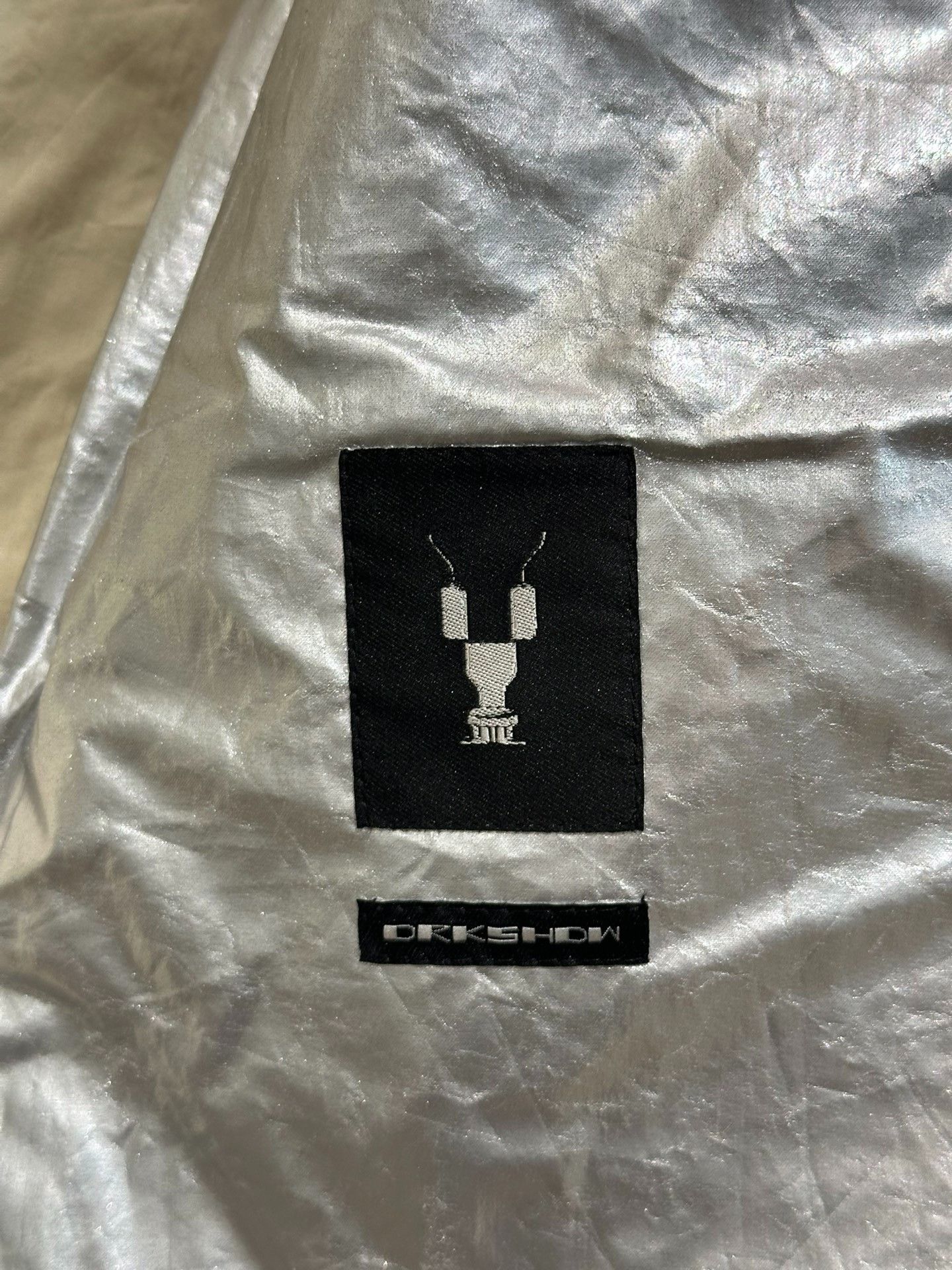 Rick Owens Drkshdw Rick Owens Drkshdw Silver Utility Jacket Size US S / EU 44-46 / 1 - 5 Thumbnail
