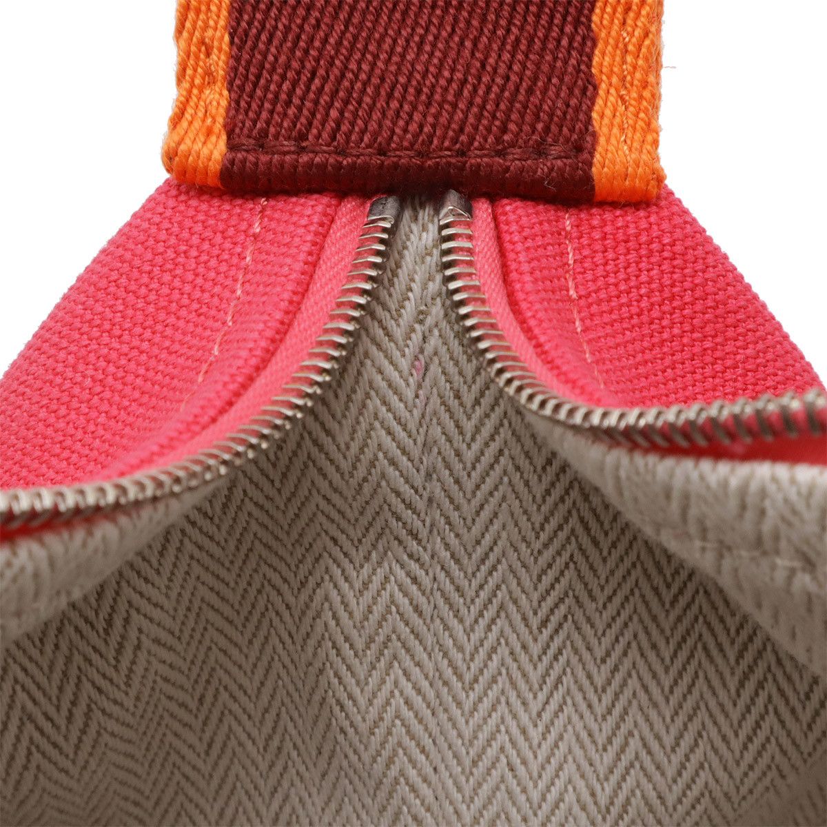 Hermes Hermes Hermes Bride a Brac PM Canvas Pouch Textile Vanity Bag DUTY FREE for USA Size ONE SIZE - 8 Thumbnail